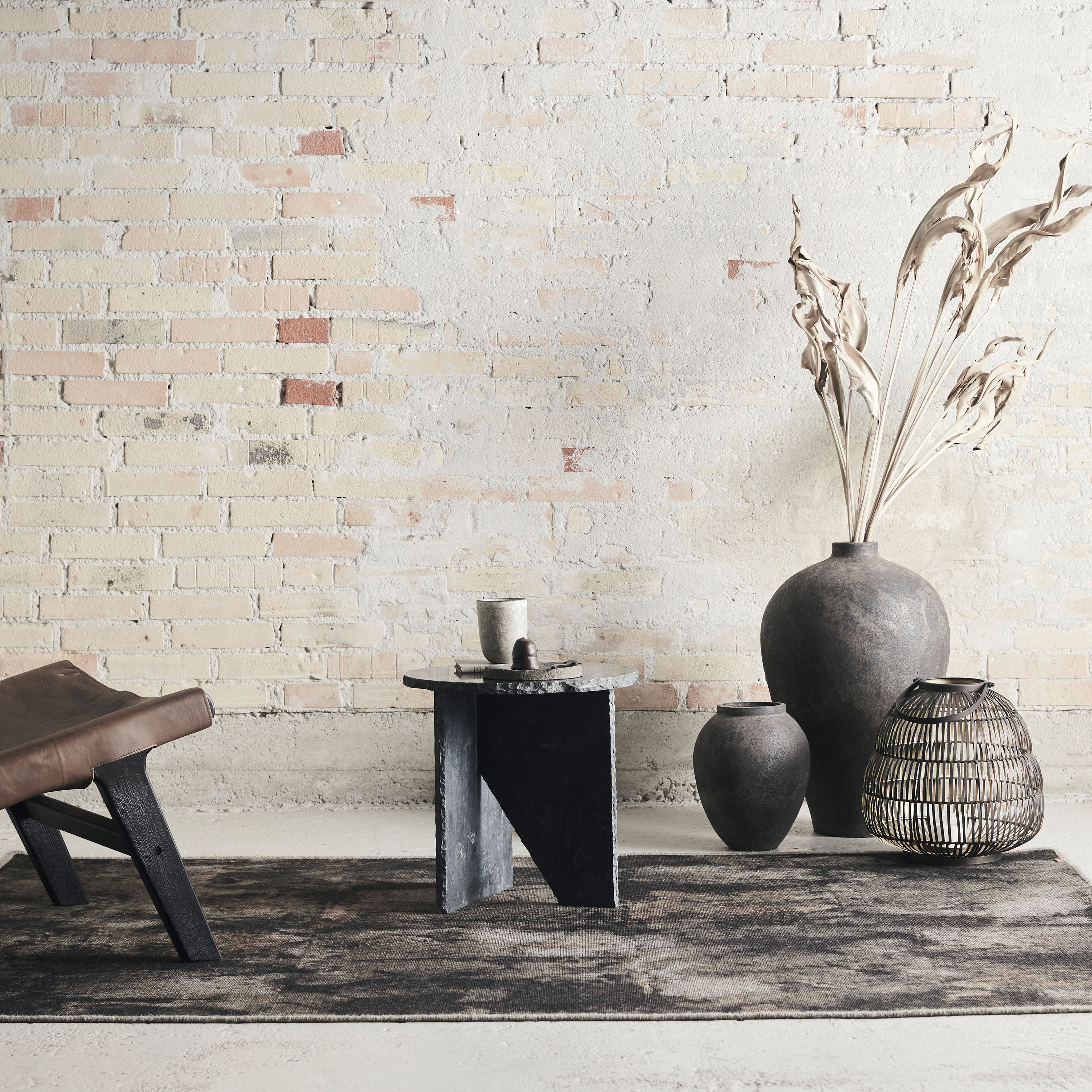 Muubs Verde Sidebord Green Marble Ø40