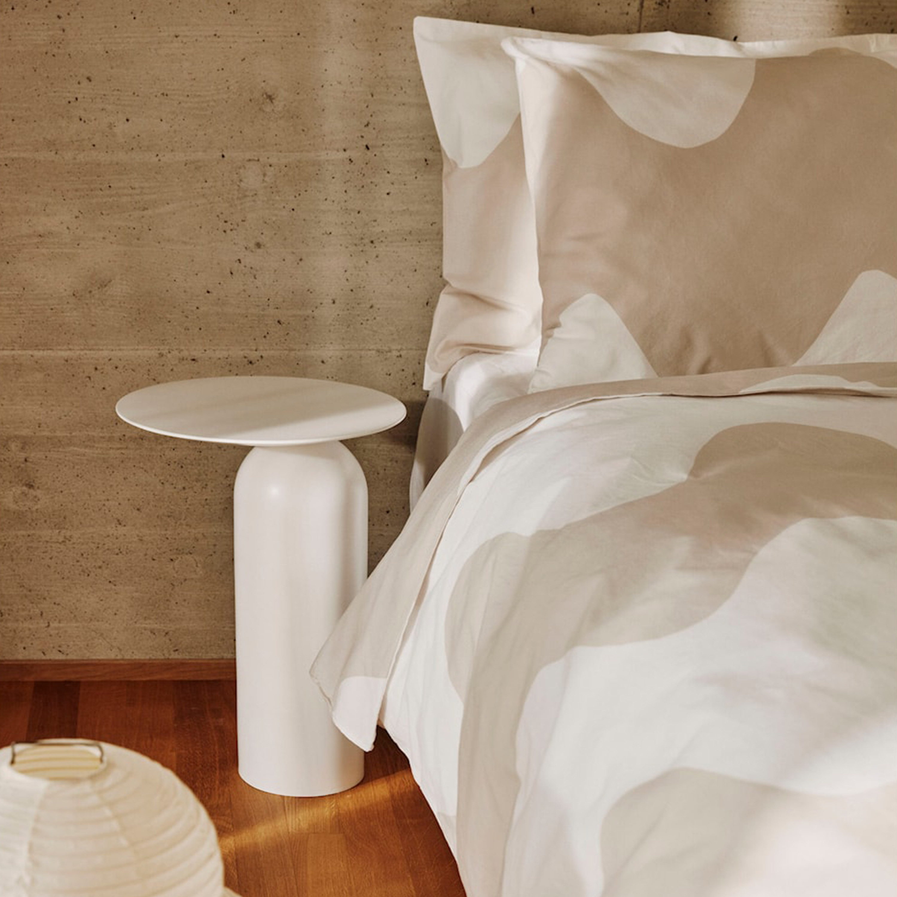 Marimekko Lokki Pussilakana Valkoinen/Beige Parivuode