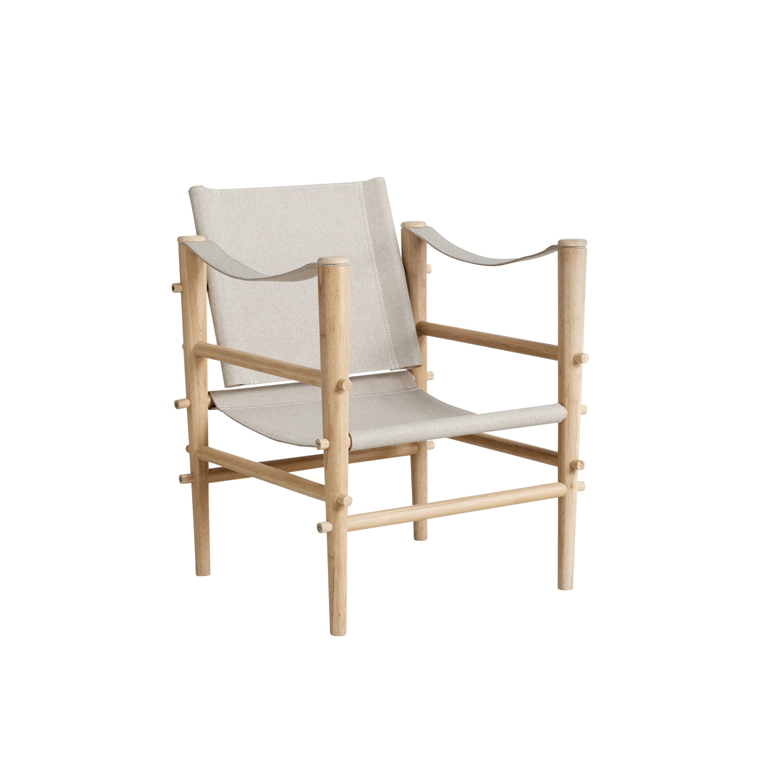 Noble Safari Lounge Chair Black/Wood