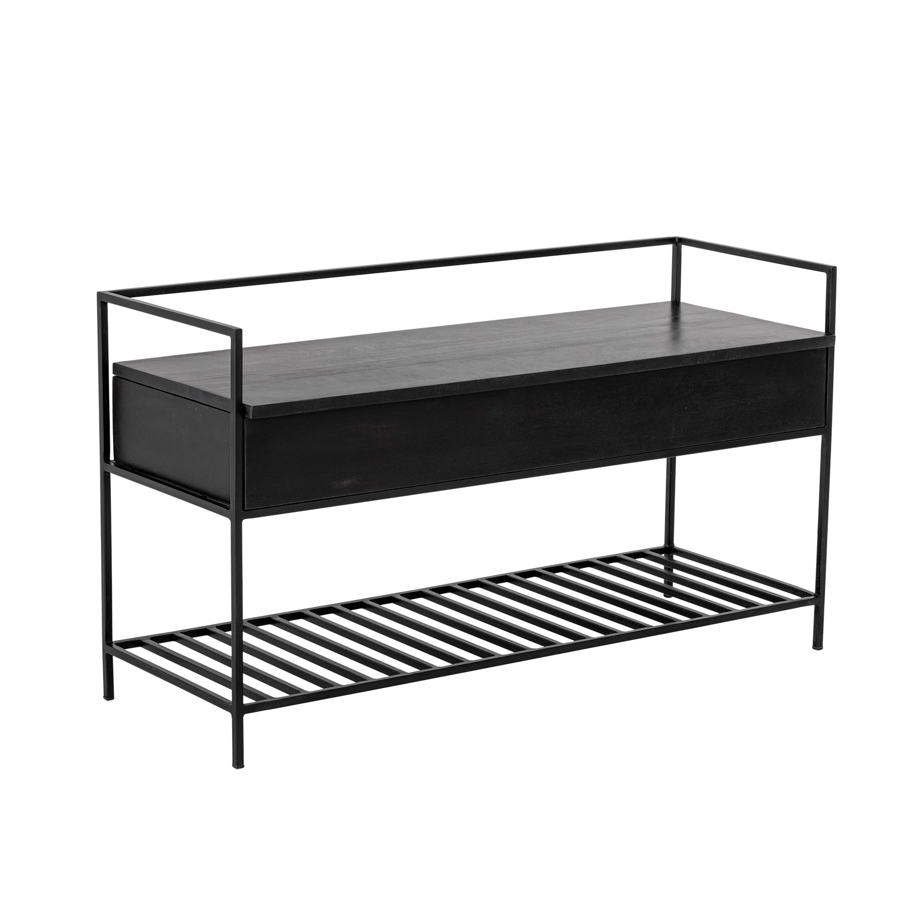 Bloomingville Abelone Benk Black 102cm