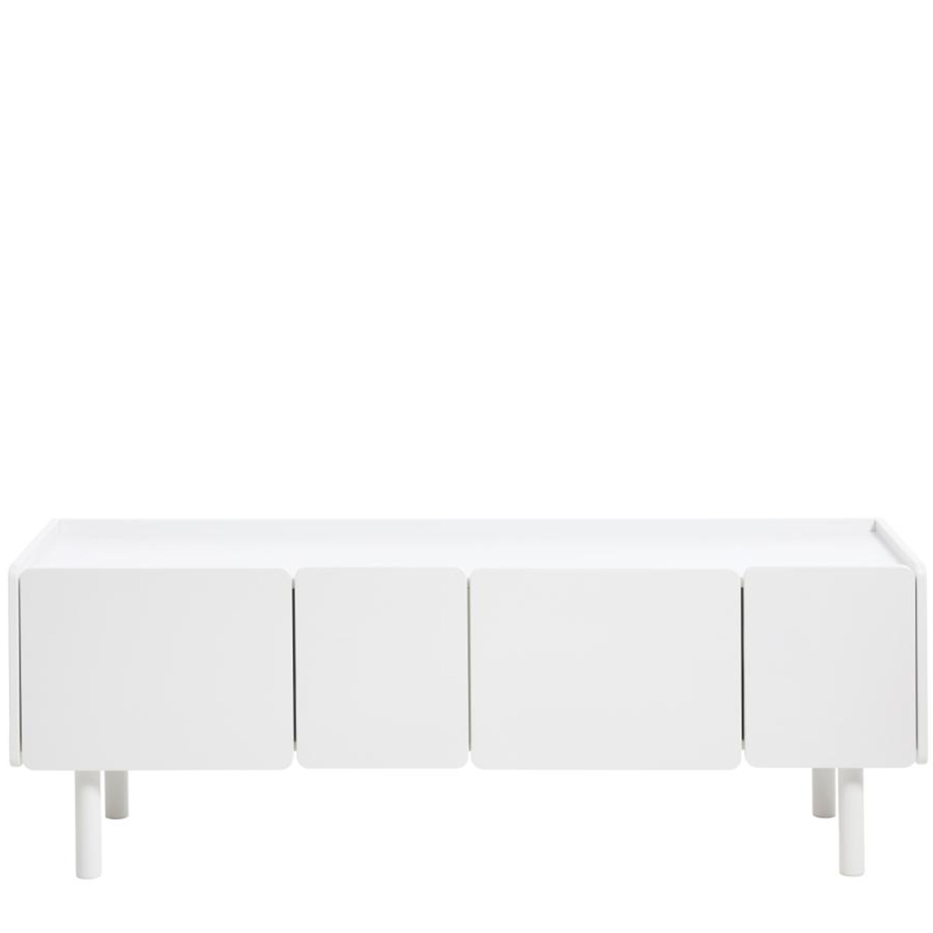 Sonja TV-Bank Weiß 160cm