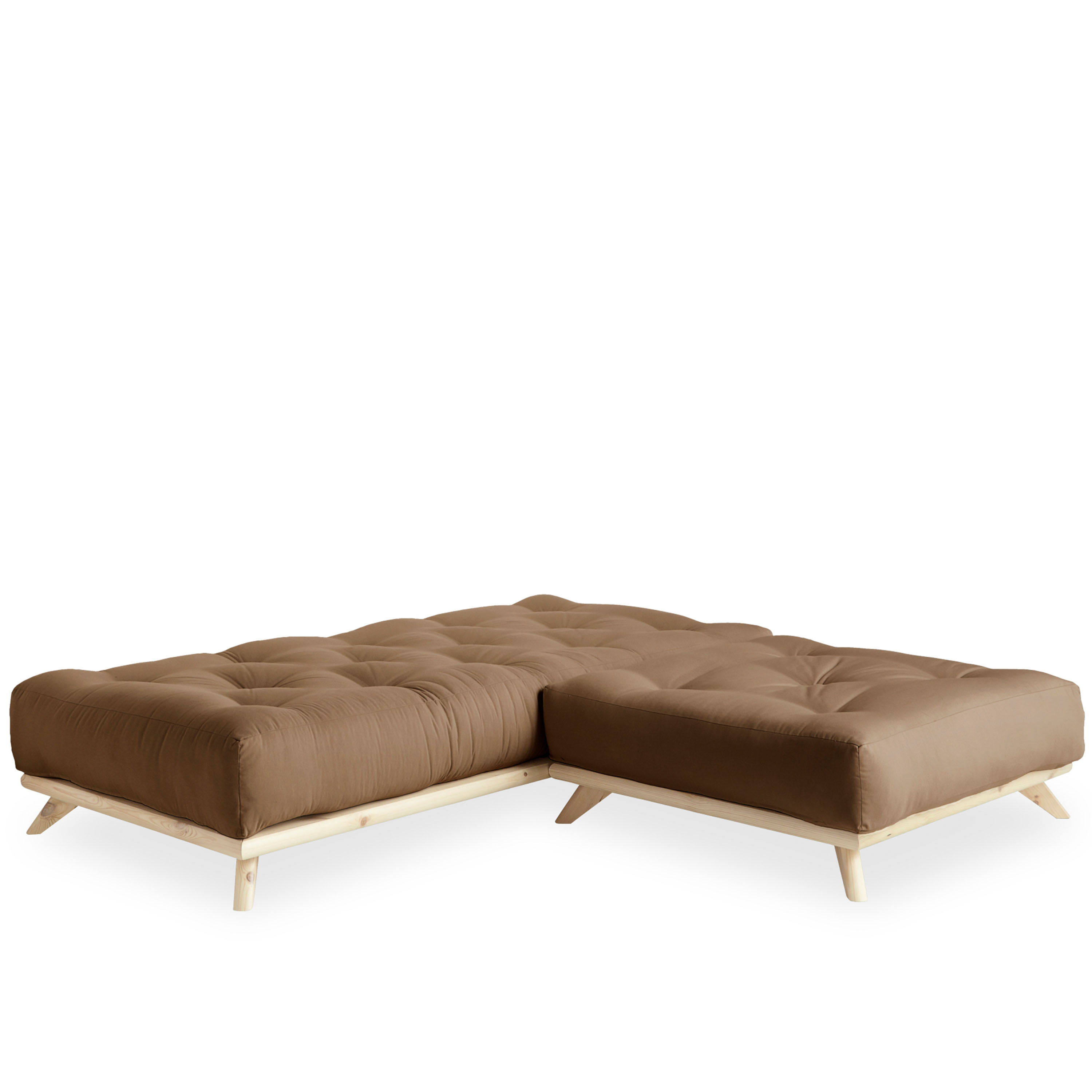 Karup Design Senza Vuodesohva Luonnollinen/Mokka 200 cm