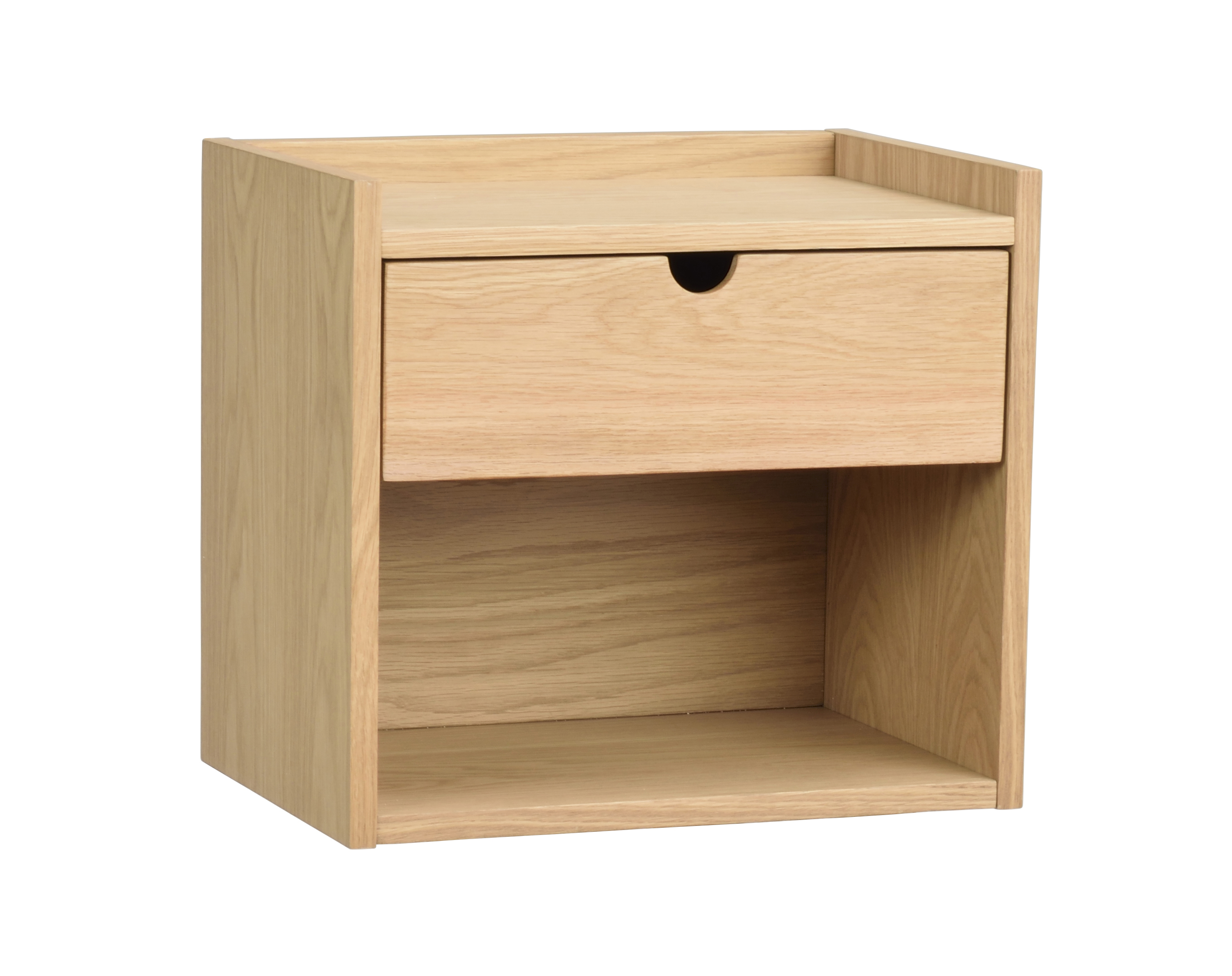 Hillmond Sängbord/Väggskåp Ek 40cm