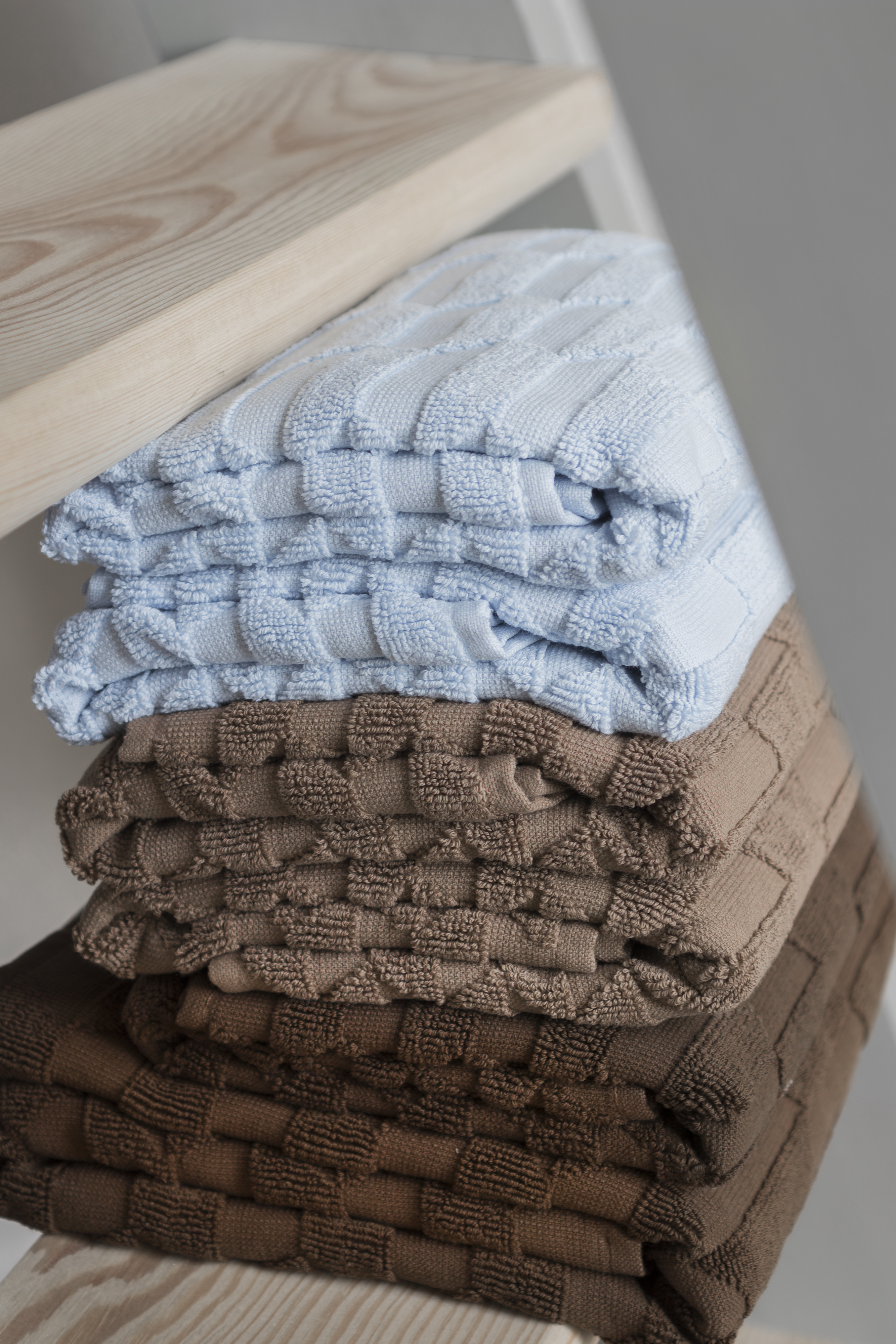 Mette Ditmer Geo Håndkle Nougat 50x90