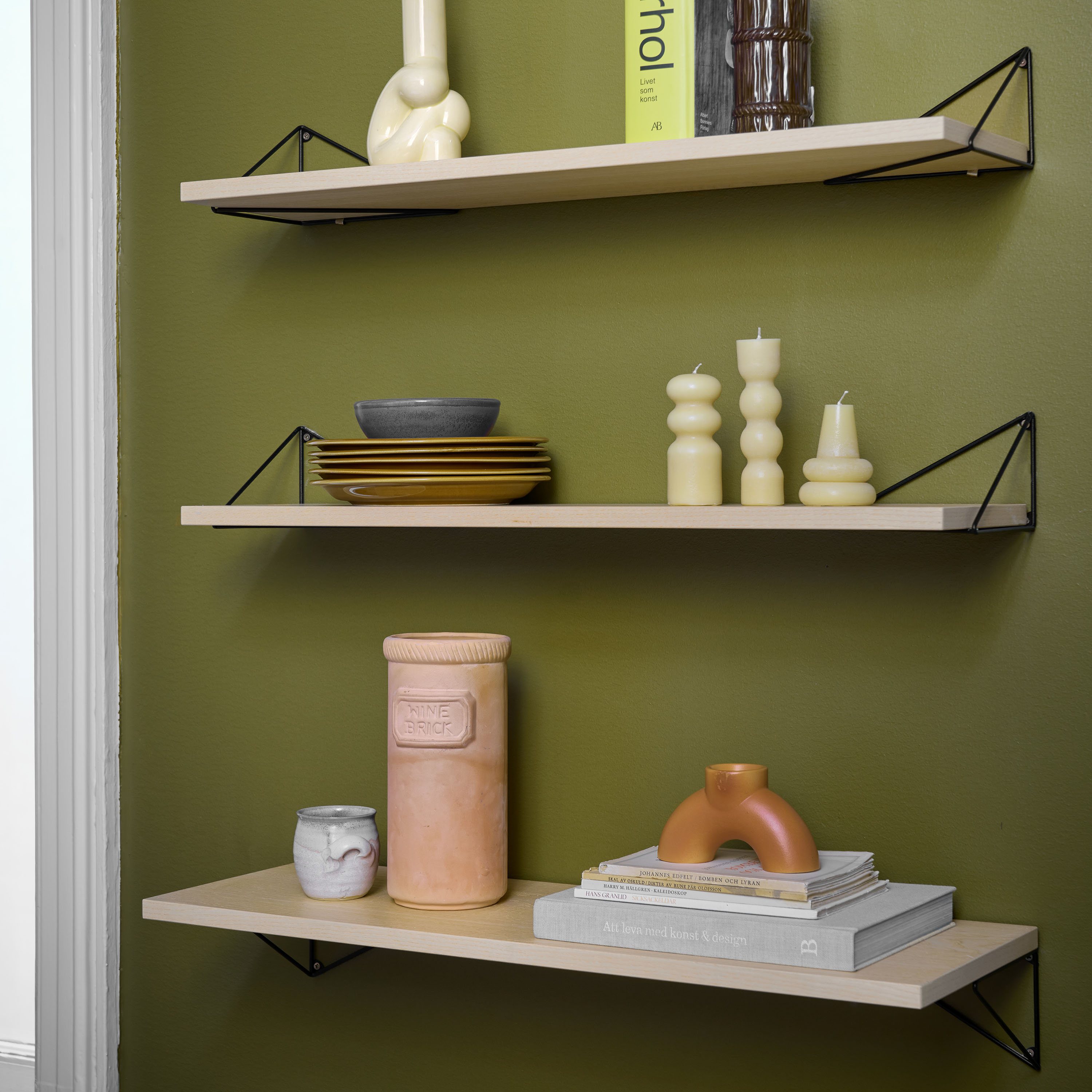 Maze Pythagoras Shelf Ash 20x60cm