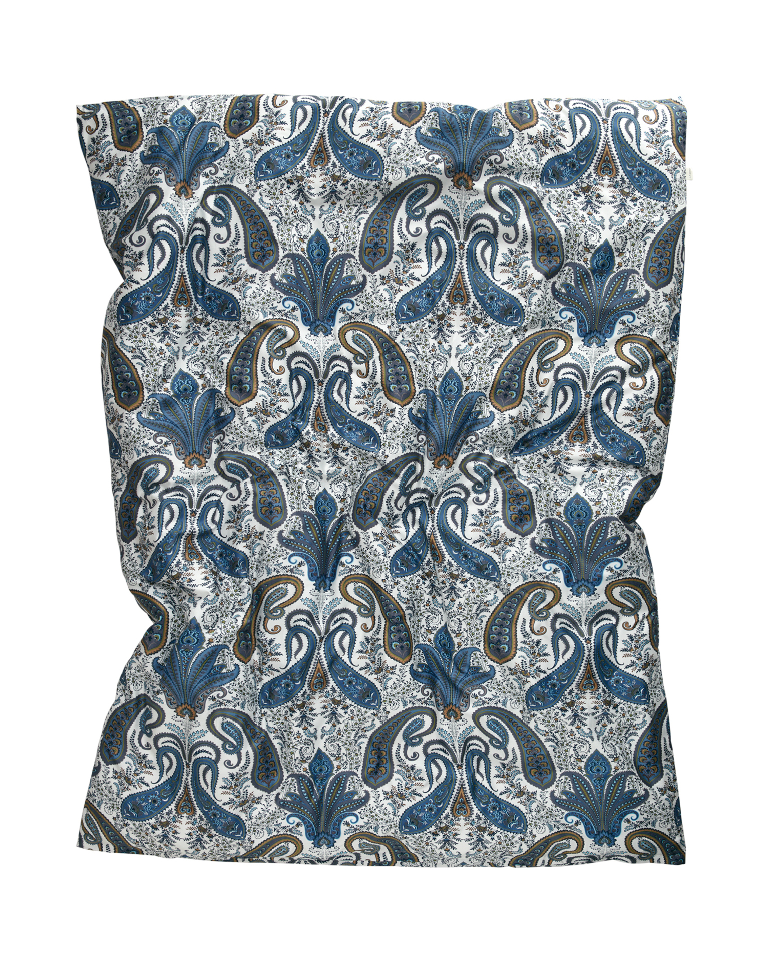 Key West Paisley Påslakan Sateen Blue Dubbel