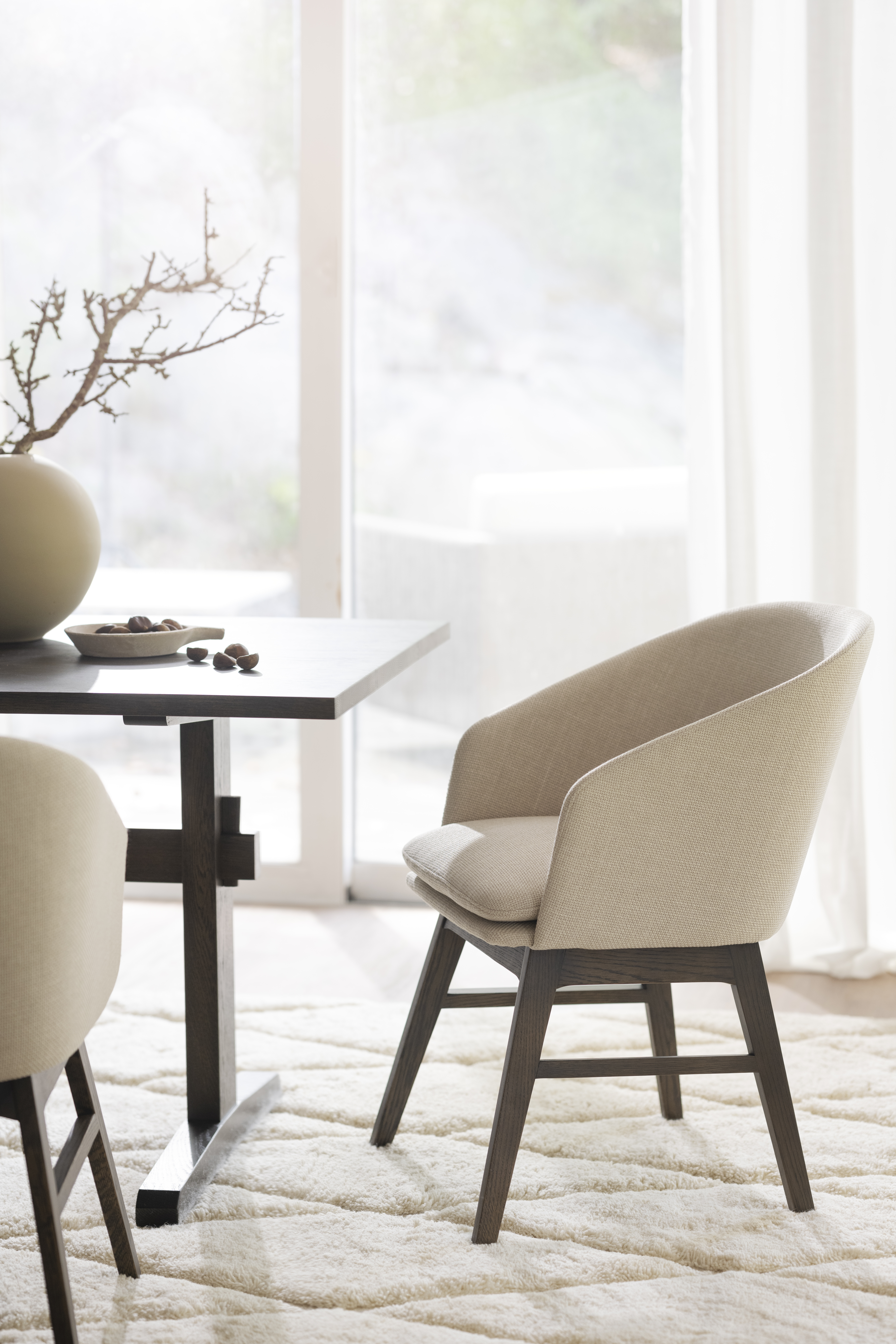 Rowico Home Windham Karmstol Beige/Brun