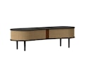 Audacious TV-Bänk Black Oak/Sugar Brown 140cm