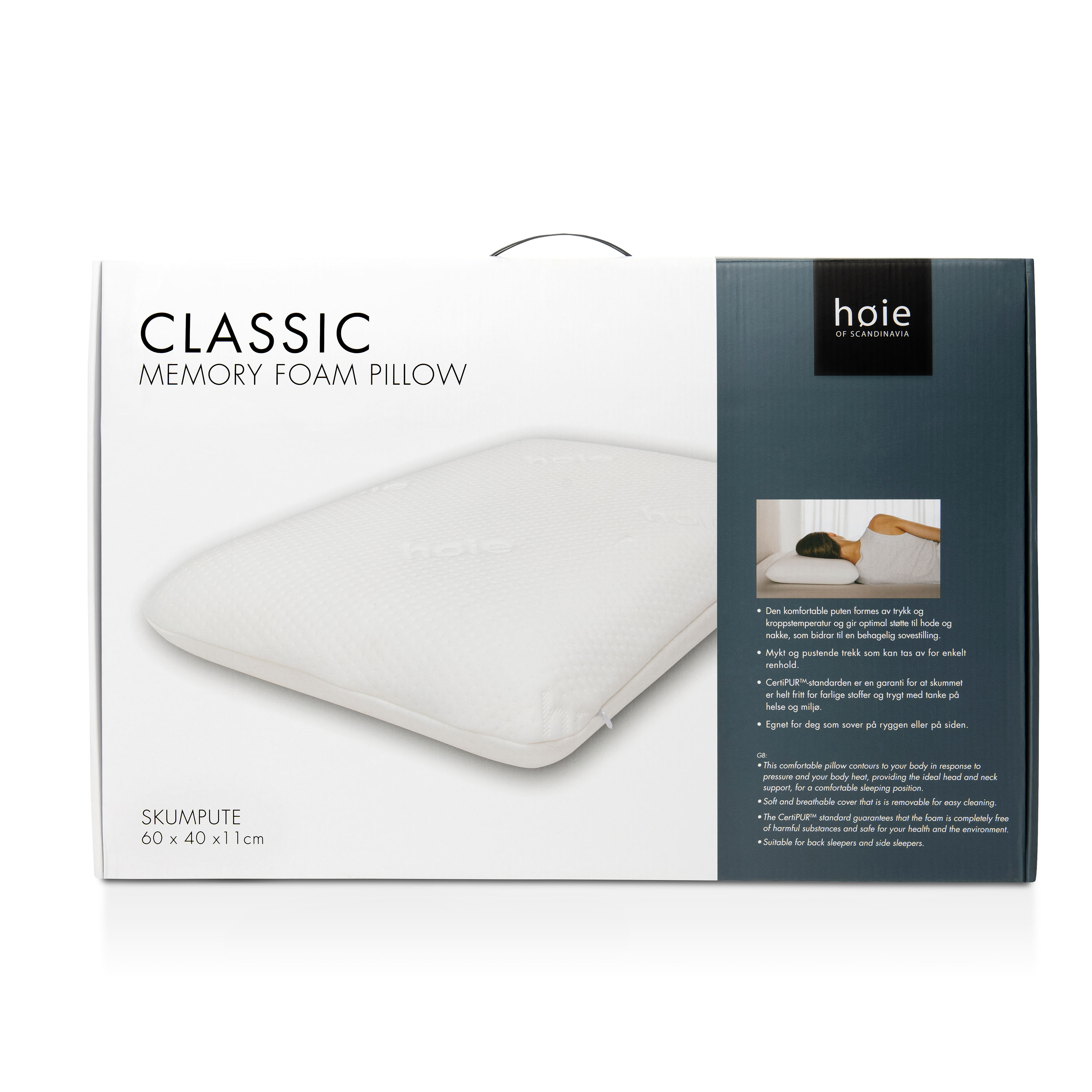 Høie Classic Memory Foam Tyyny 40x60