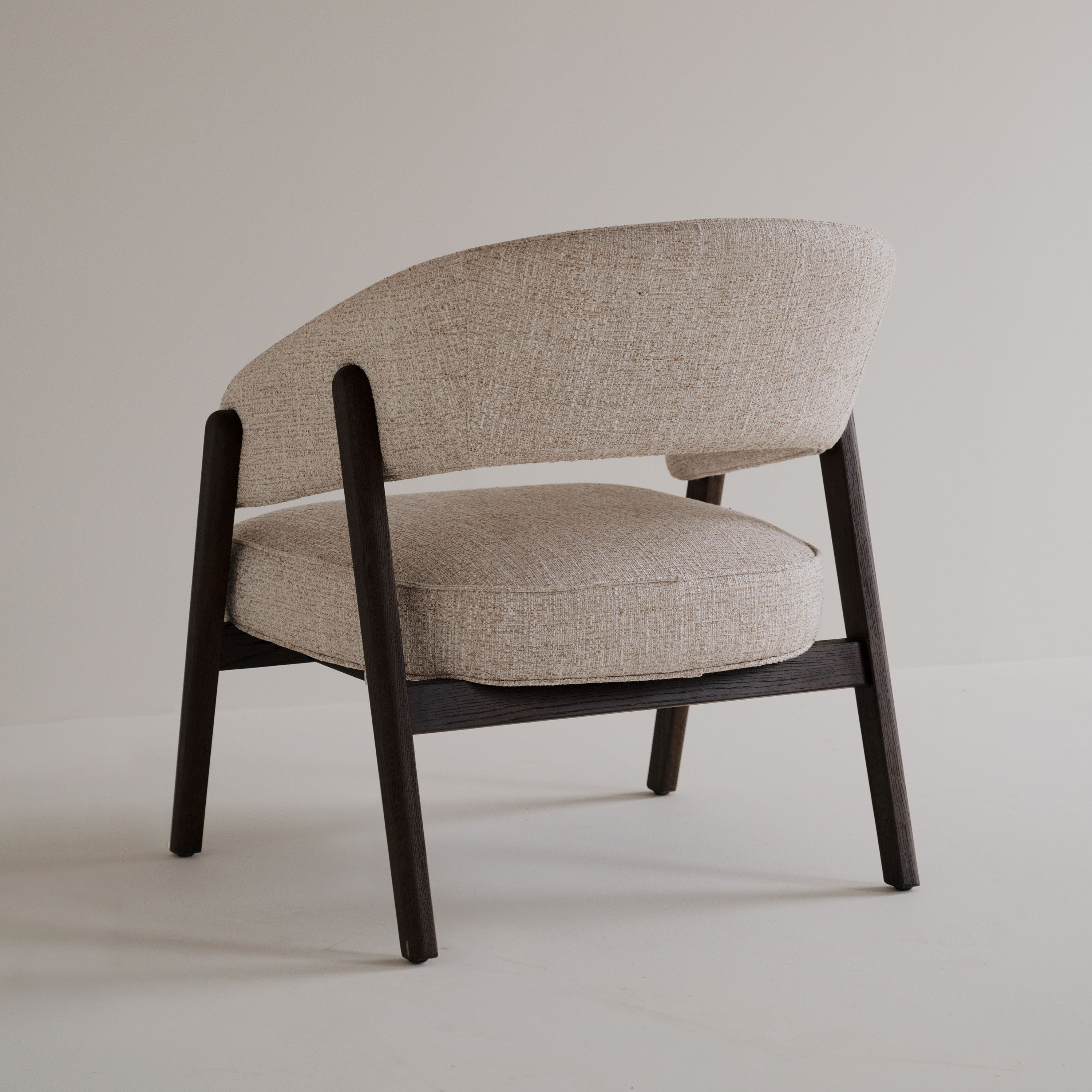 Rowico Home Barnaby Loungesessel Hellbeige/Eiche