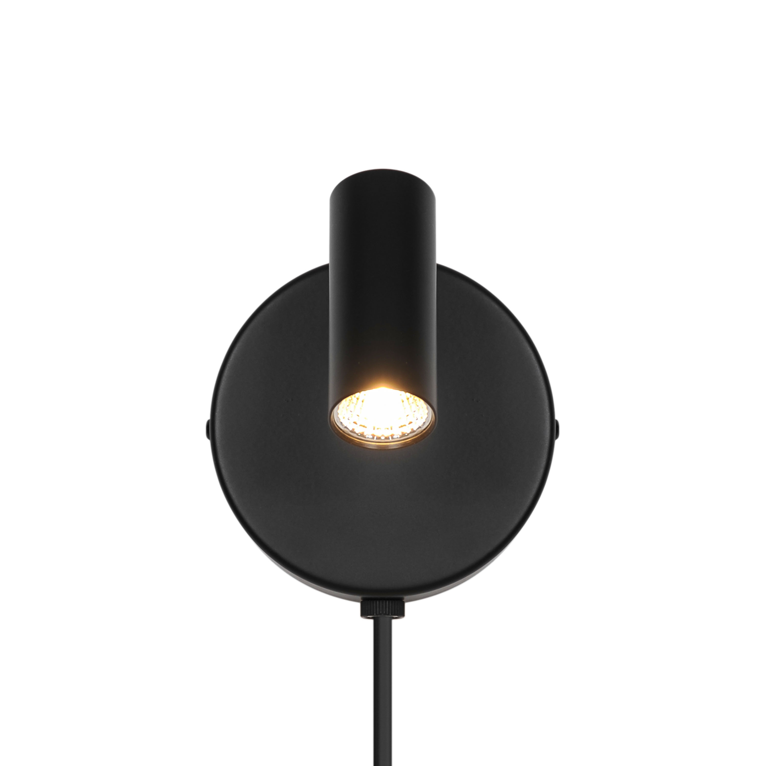 Nordlux Omari Round Vägglampa Svart 12cm