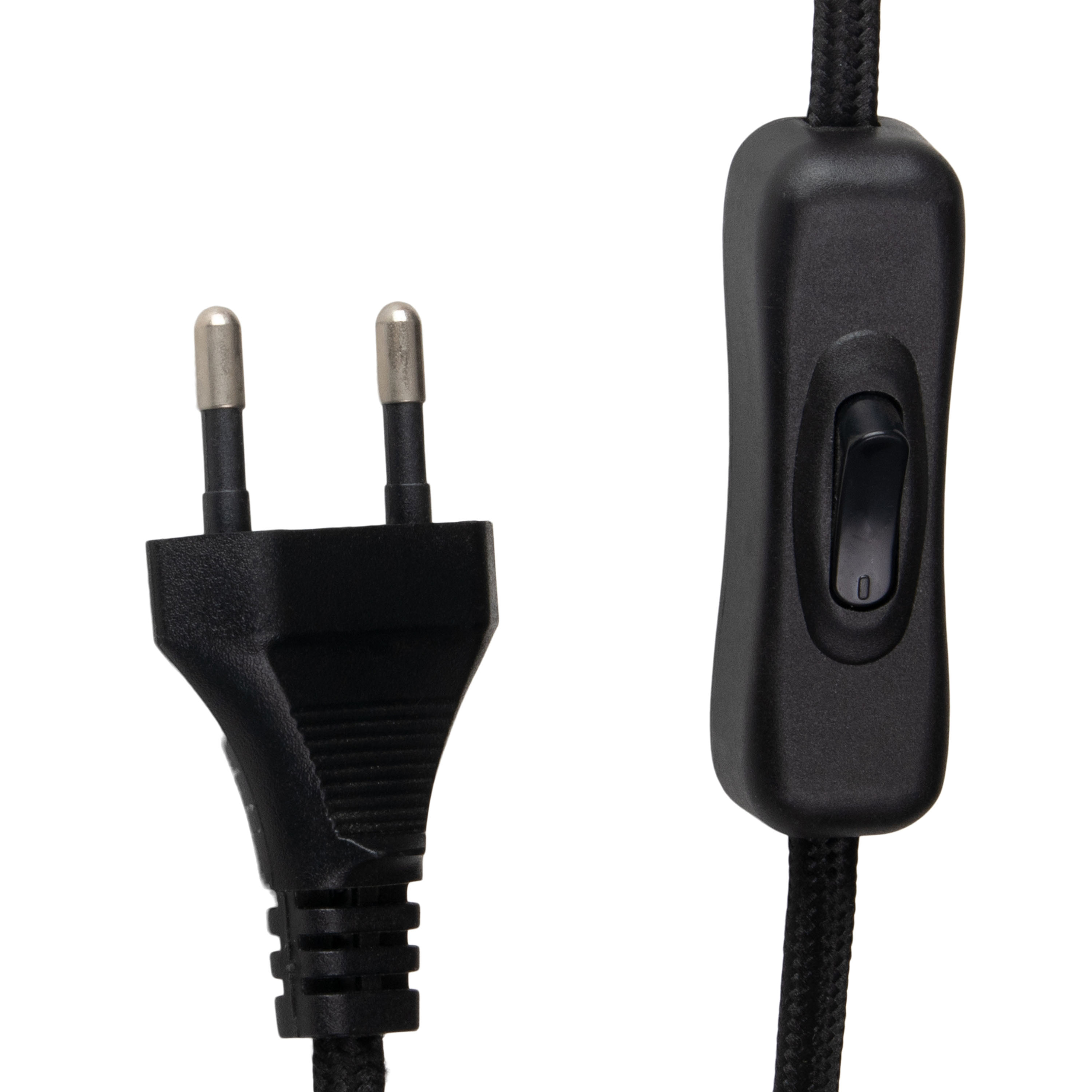 Globen Lighting Florian Bordlampe Hvit Bouclé/Svart 39cm