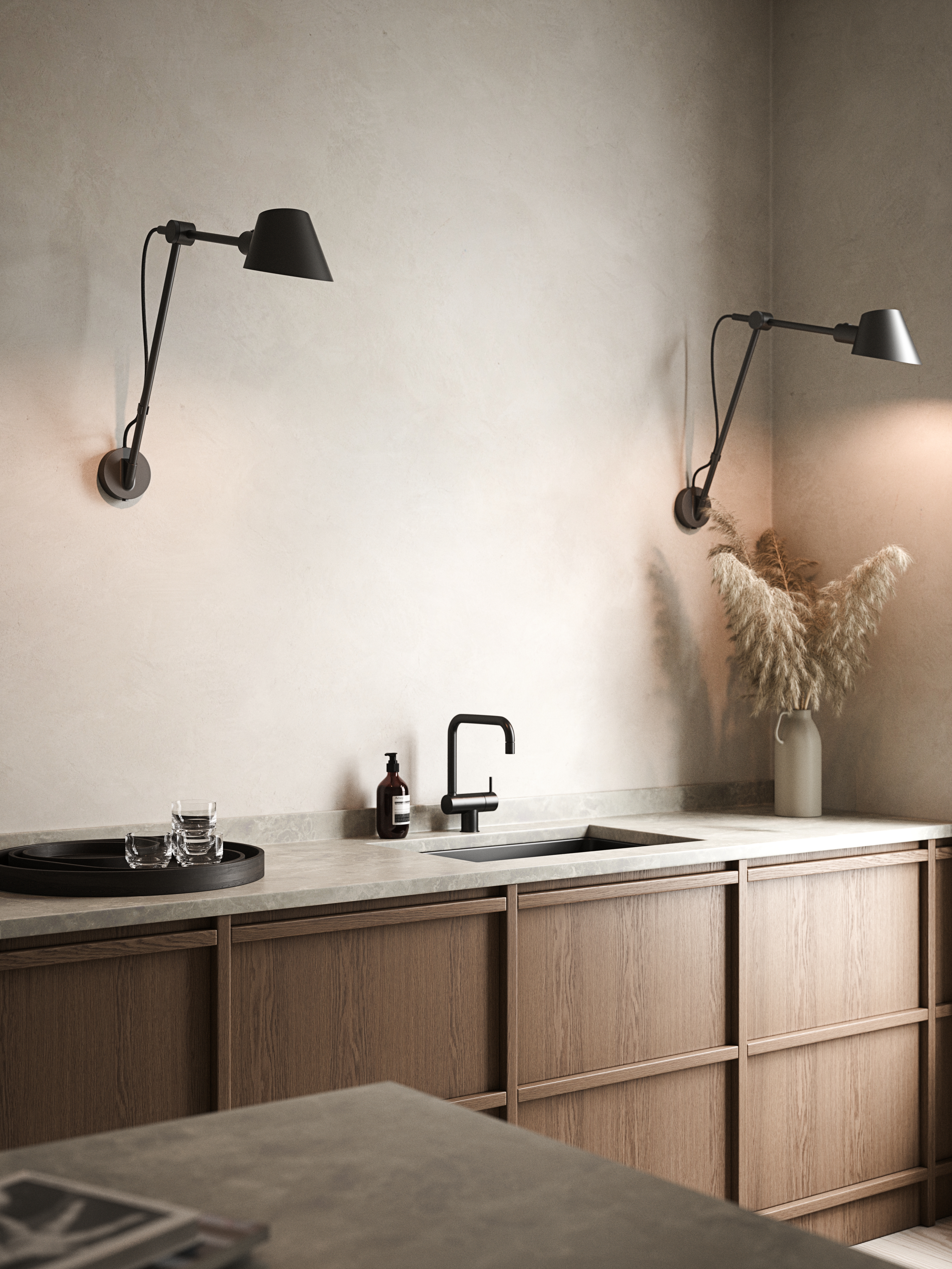 Design For The People Stay Vägglampa Svart