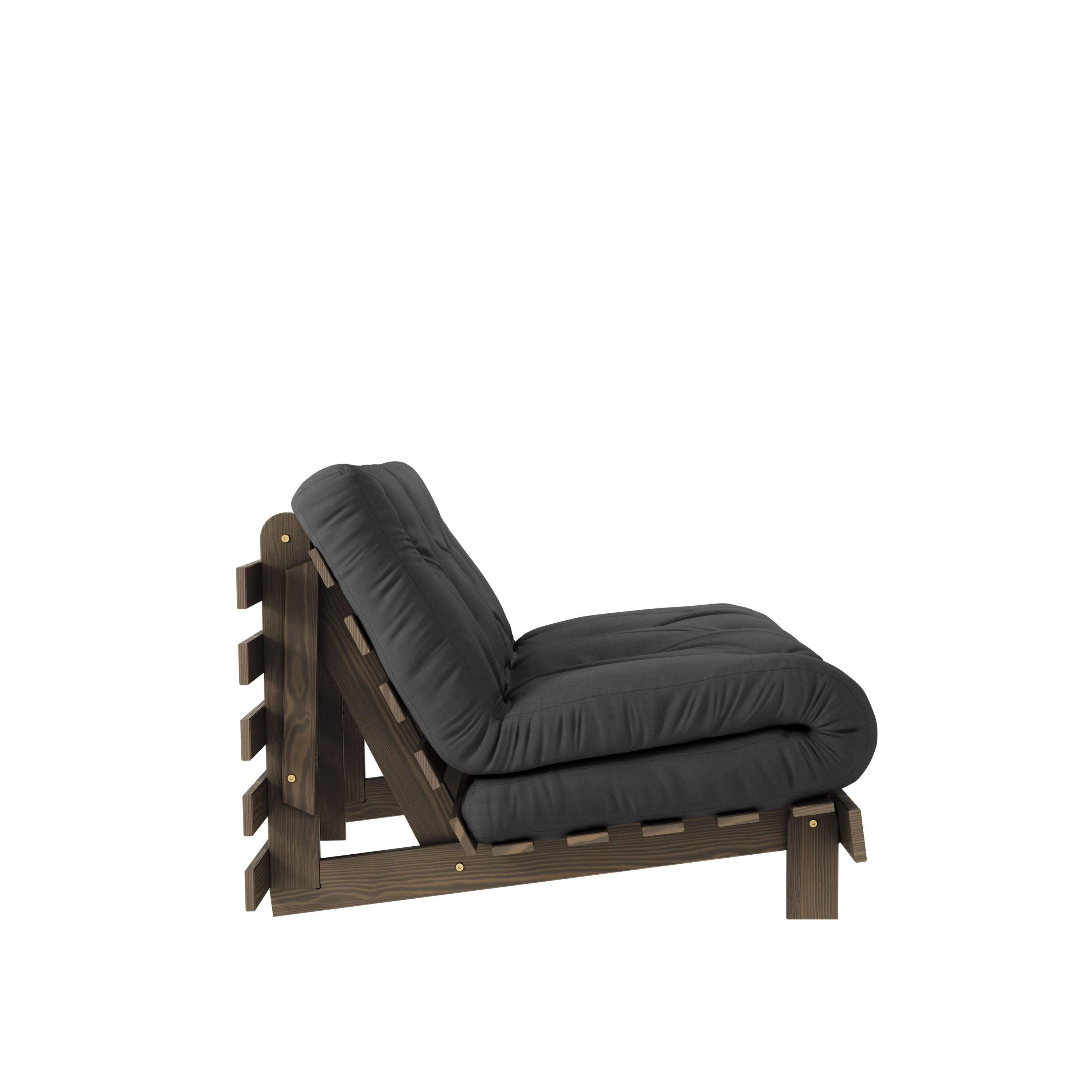 Karup Design Roots Sofa Bed Brown/Dark Grey 140cm