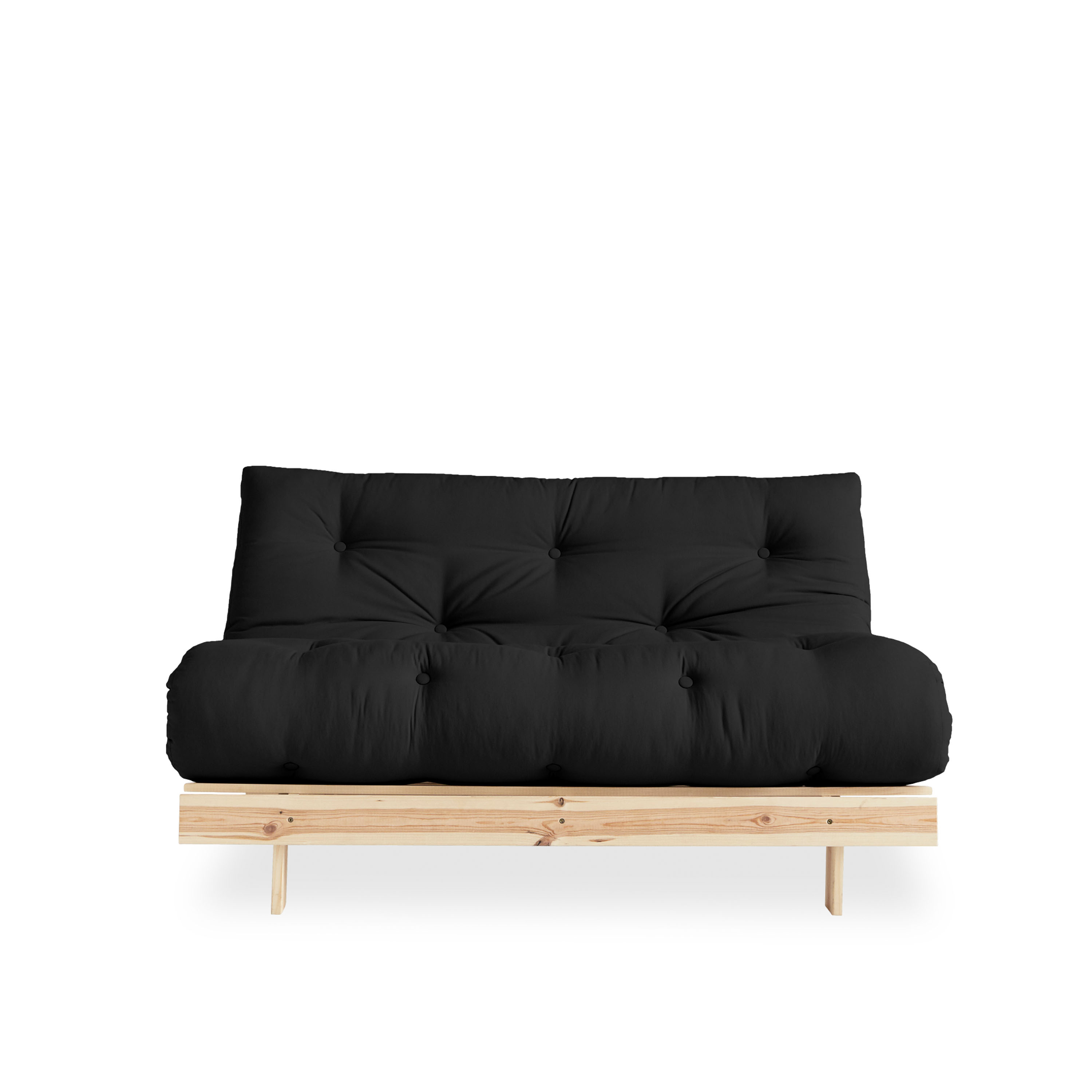 Karup Design Roots Schlafsofa Natur/Dunkelgrau 140cm