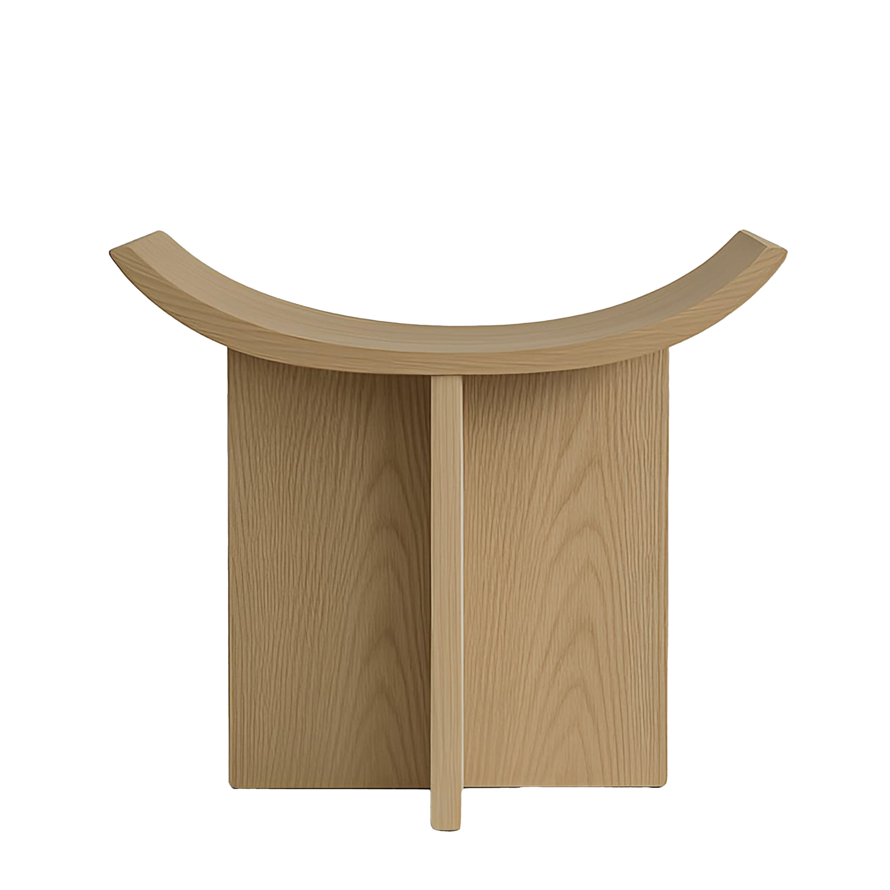 Brutus Hocker Natural Oak