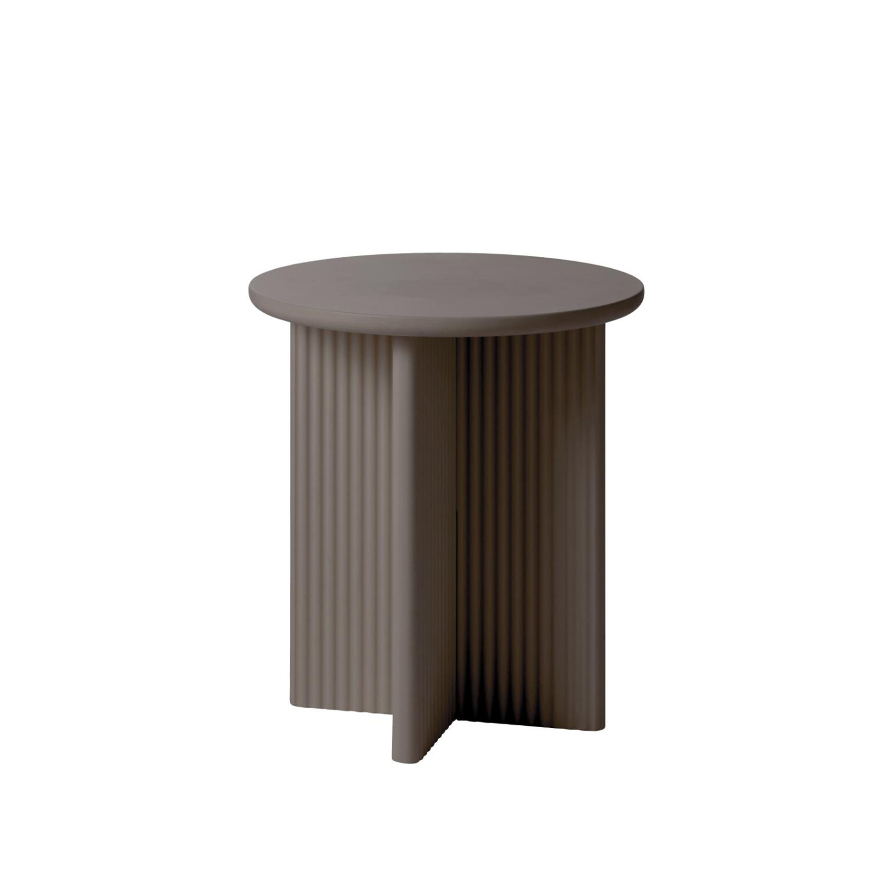 Mona Beistelltisch Taupe Ø50