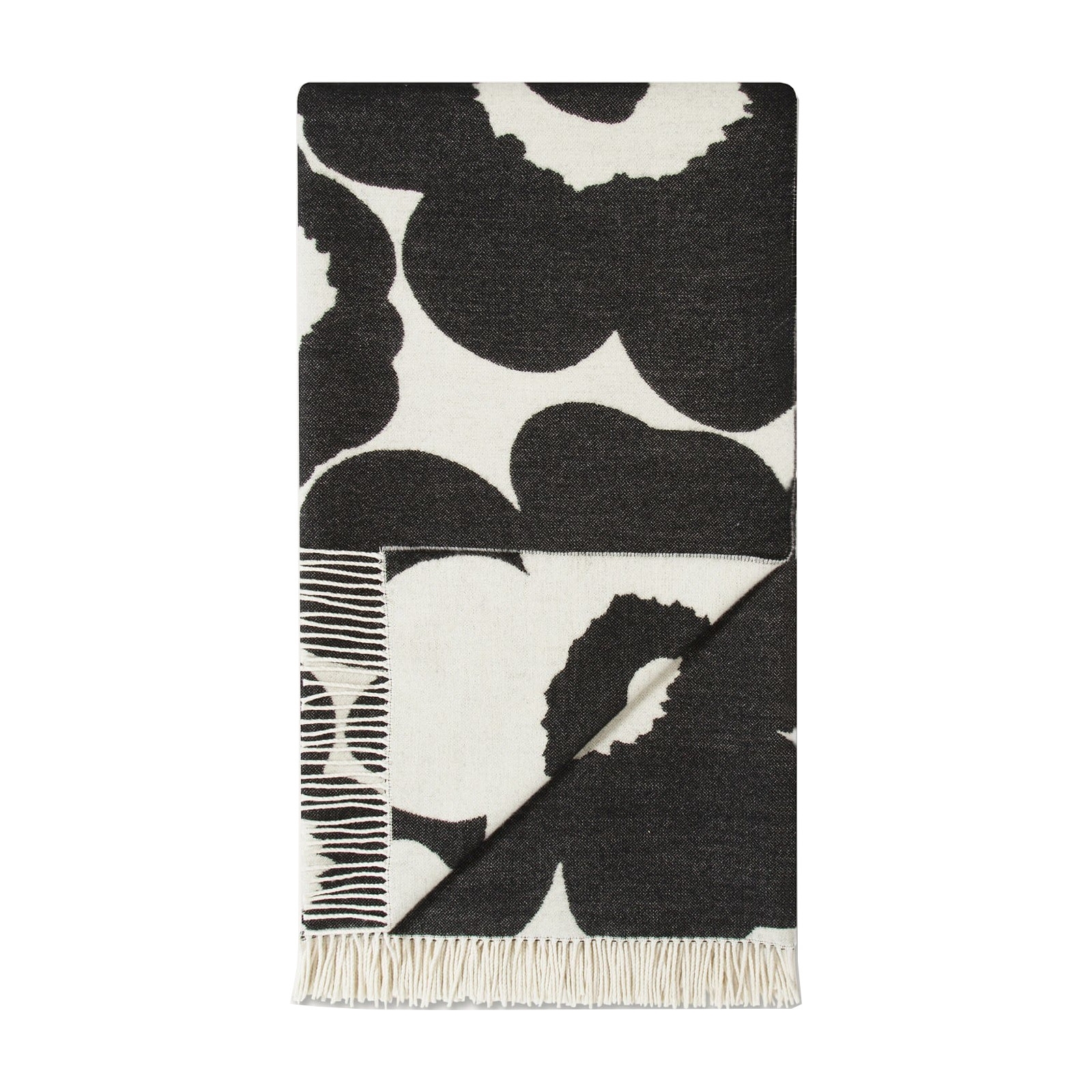 Marimekko - Unikko Decke Schwarz 130x180 - Decken