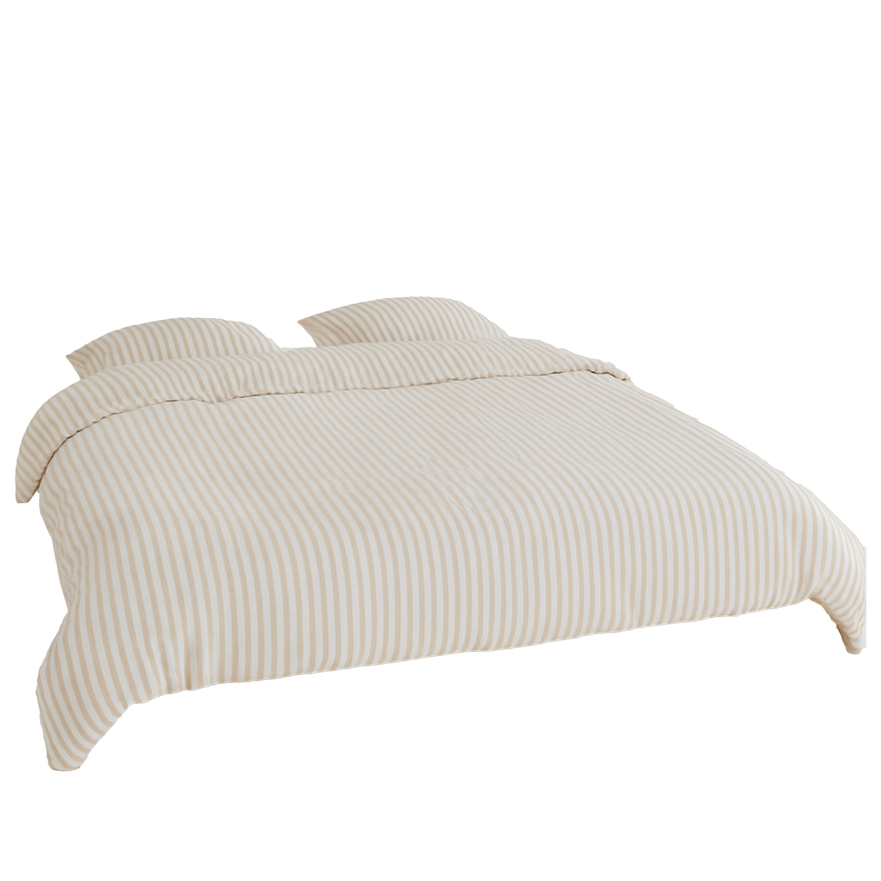 Bamboo Pussilakanasetti Sand Stripe 220x220/50x60