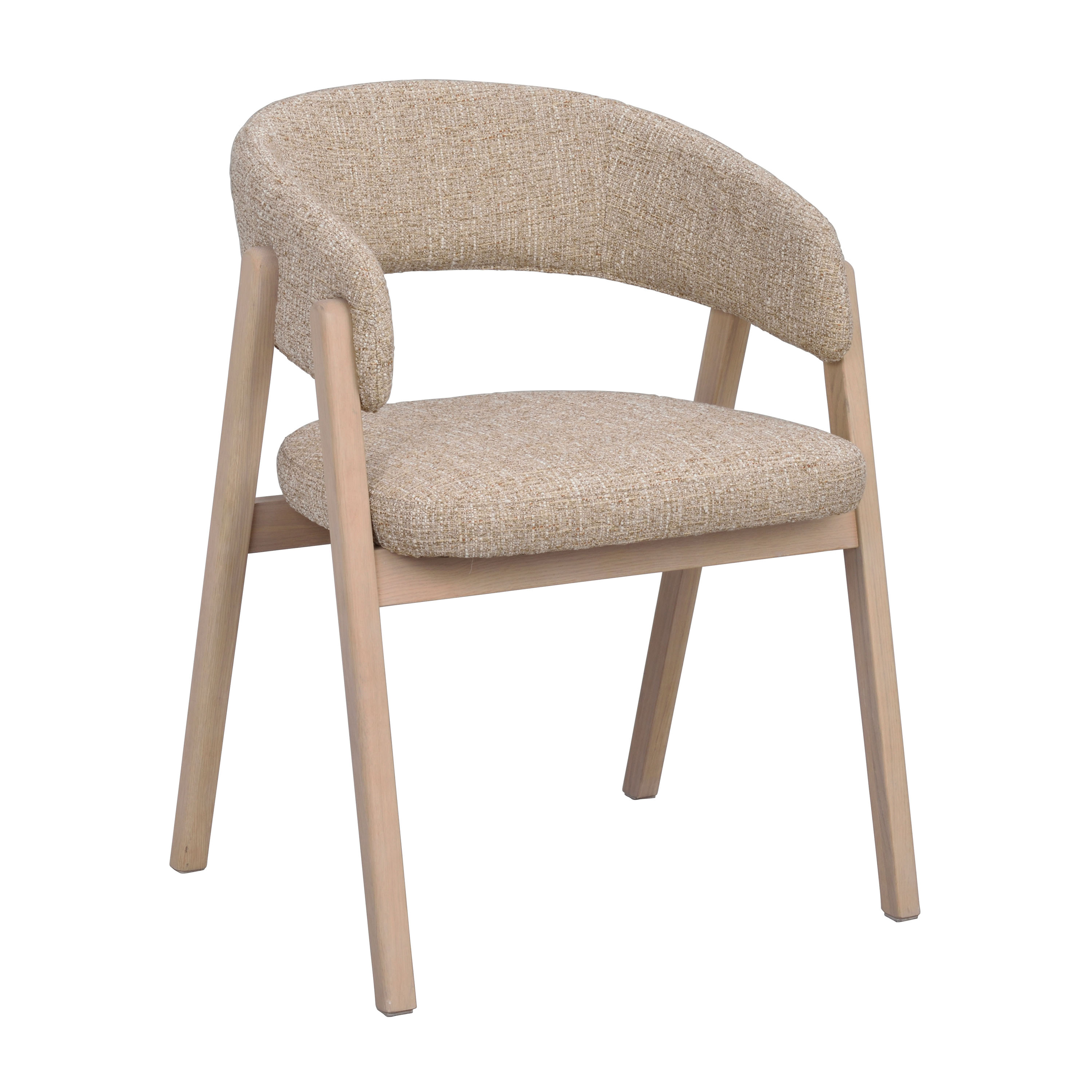 Rowico Home Barnaby Armlehnstuhl Dunkelbeige/Weißpigmentiert