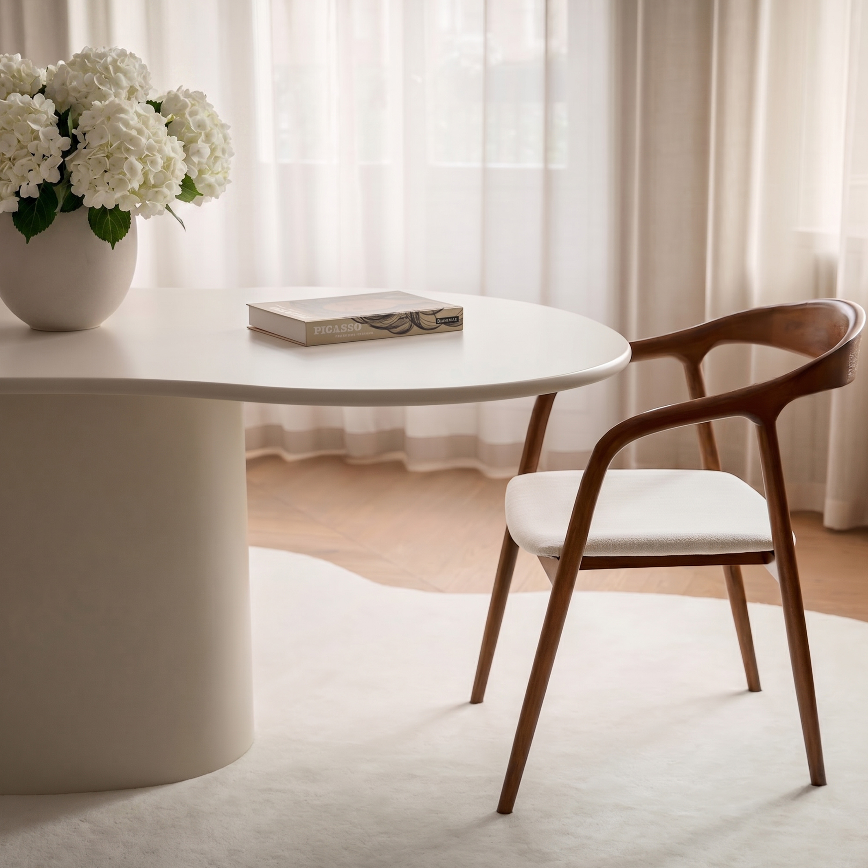 Sleepo Collection Sunday Matbord Creme 230cm