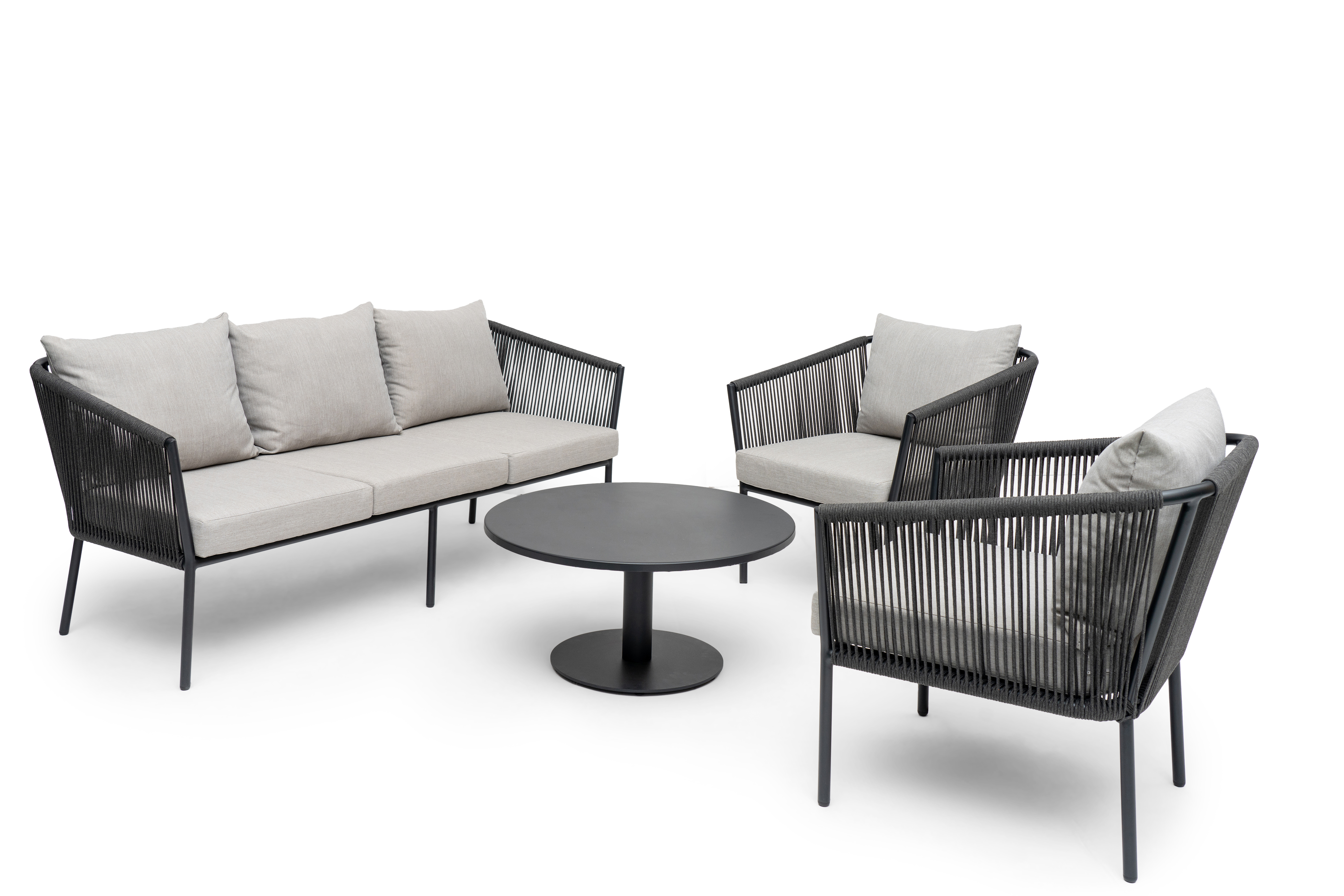 Hillerstorp Näsby Kahvipöytä Musta Ø80