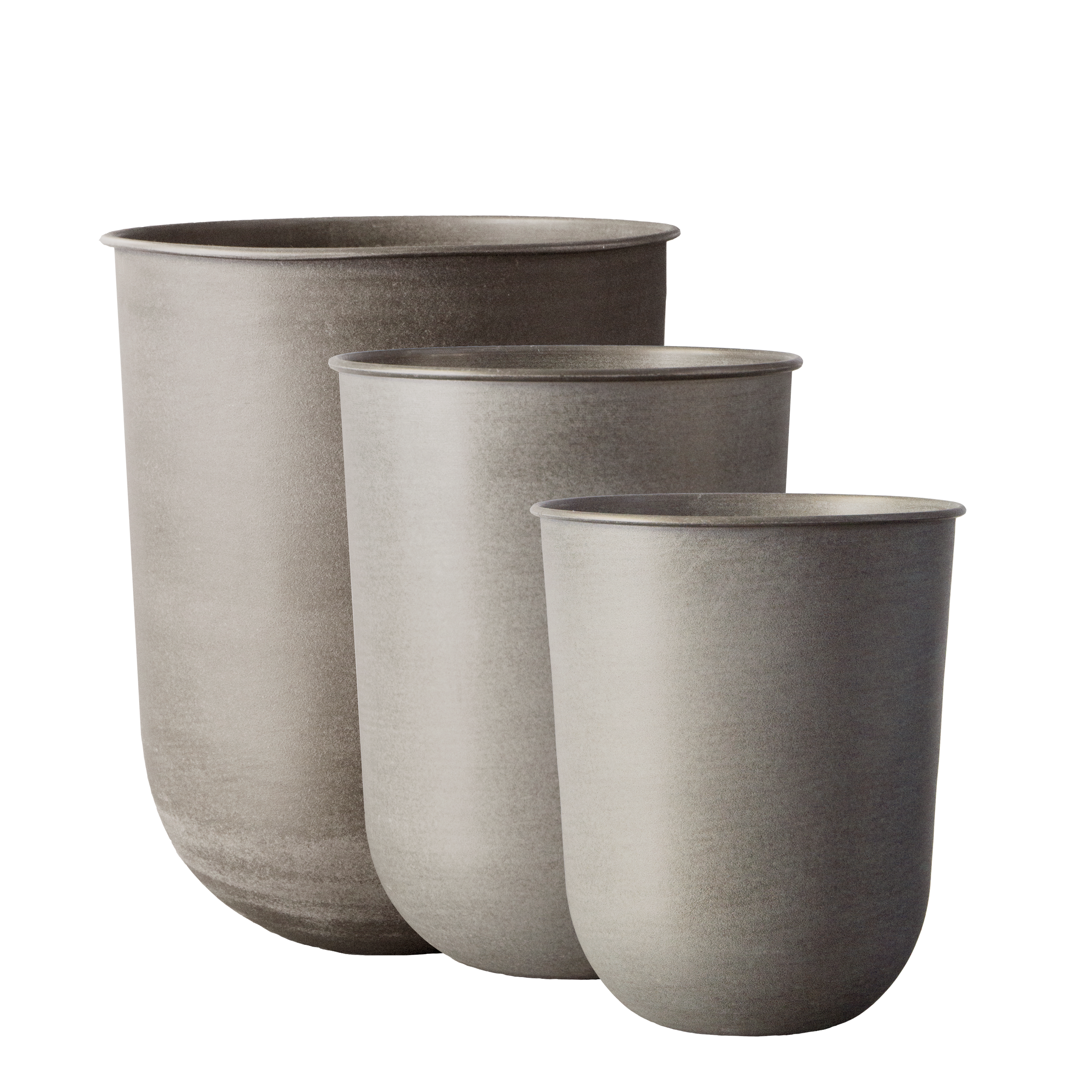 DBKD - Out Topf Beige 3-pack - Blumentöpfe im Freien