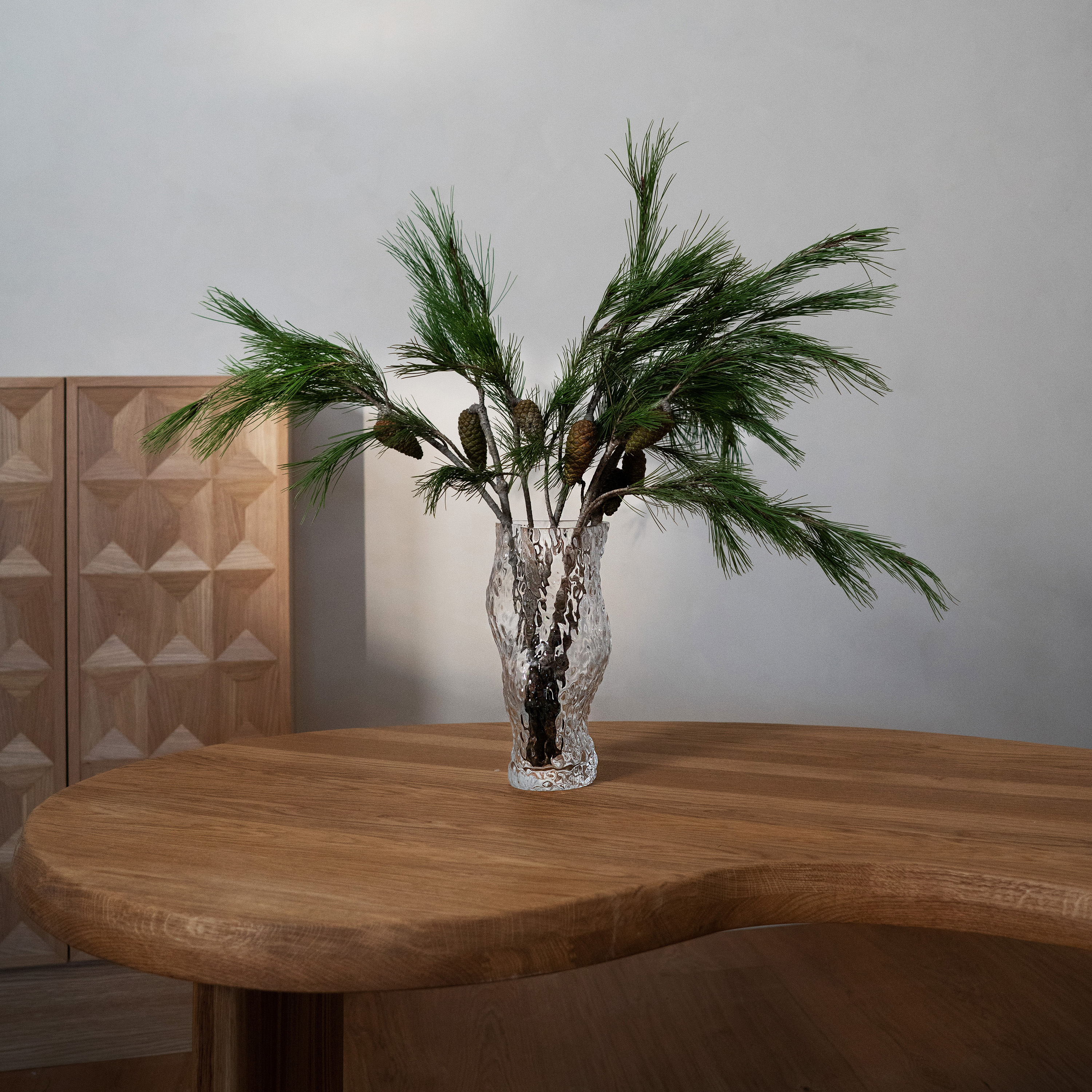 Hein Studio Ostrea Rock Glass Maljakko Clear 30cm