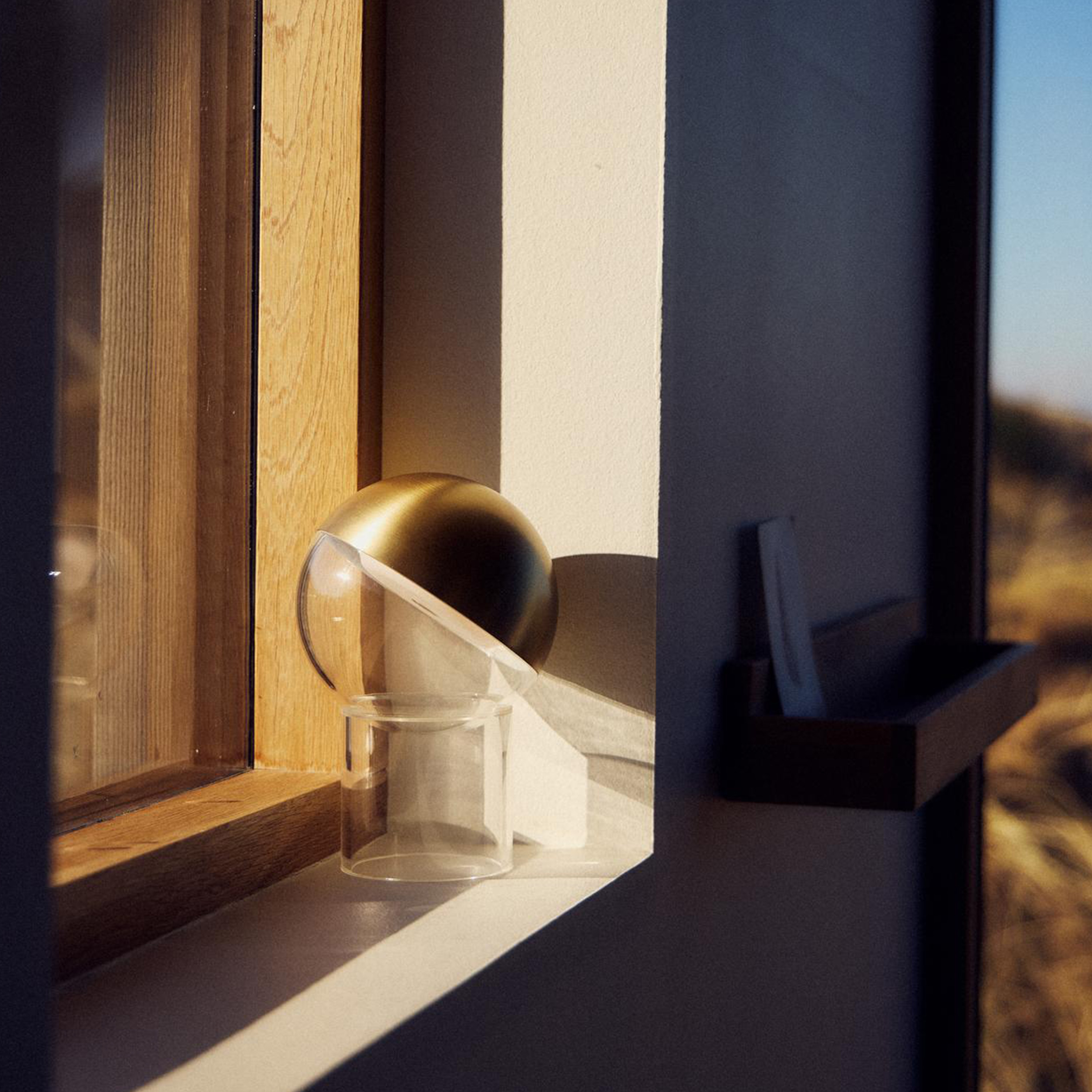 Frandsen Pila Portable Pöytävalaisin Solid Brass 19cm