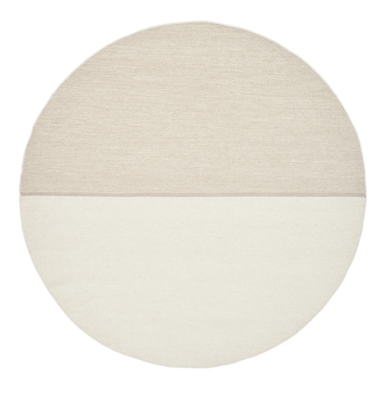 Magnetize Rund Ullmatta Beige Ø250