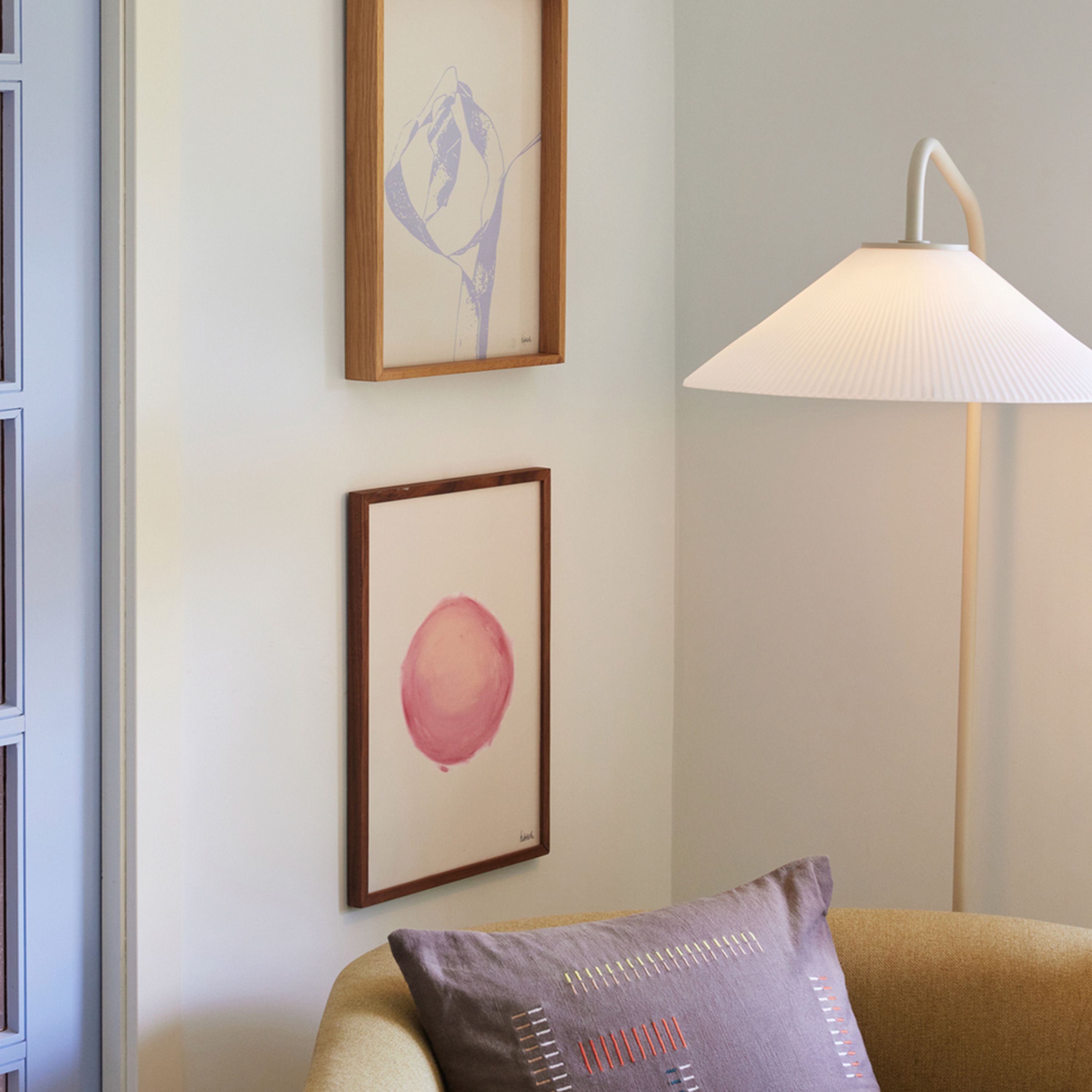 Hübsch Solid Lattiavalaisin Sand 158cm