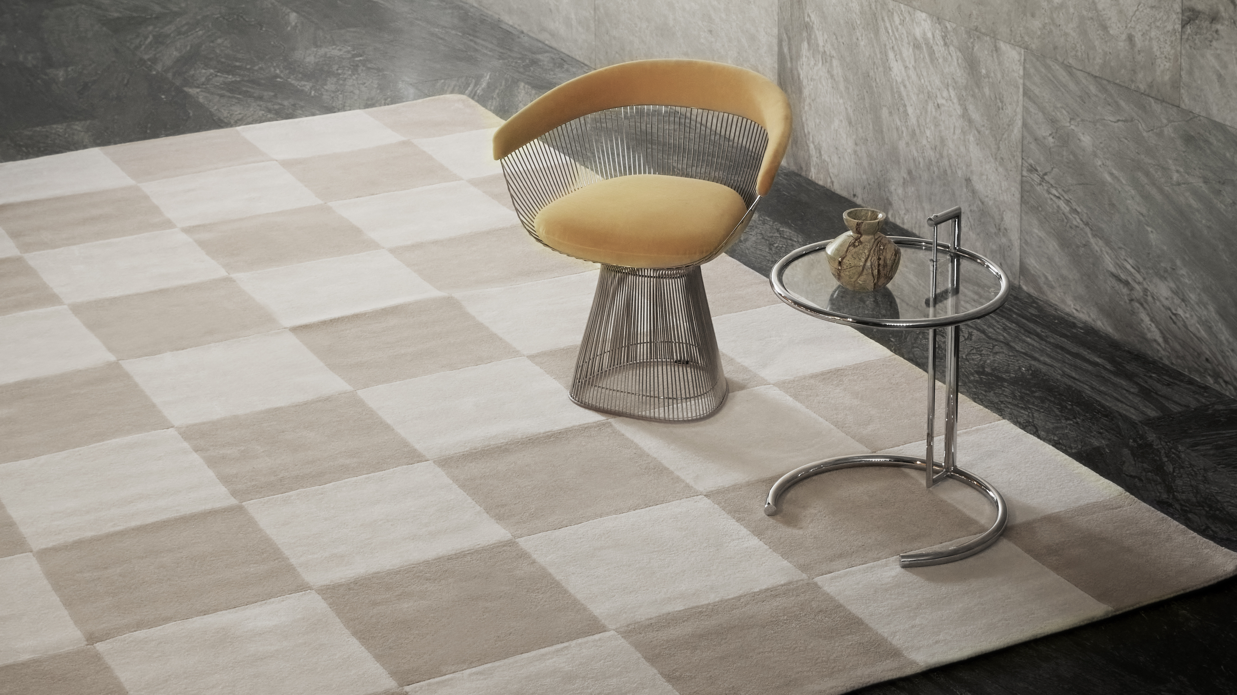 Tinted Hafstrom Ullteppich Beige/Weiß 300x400