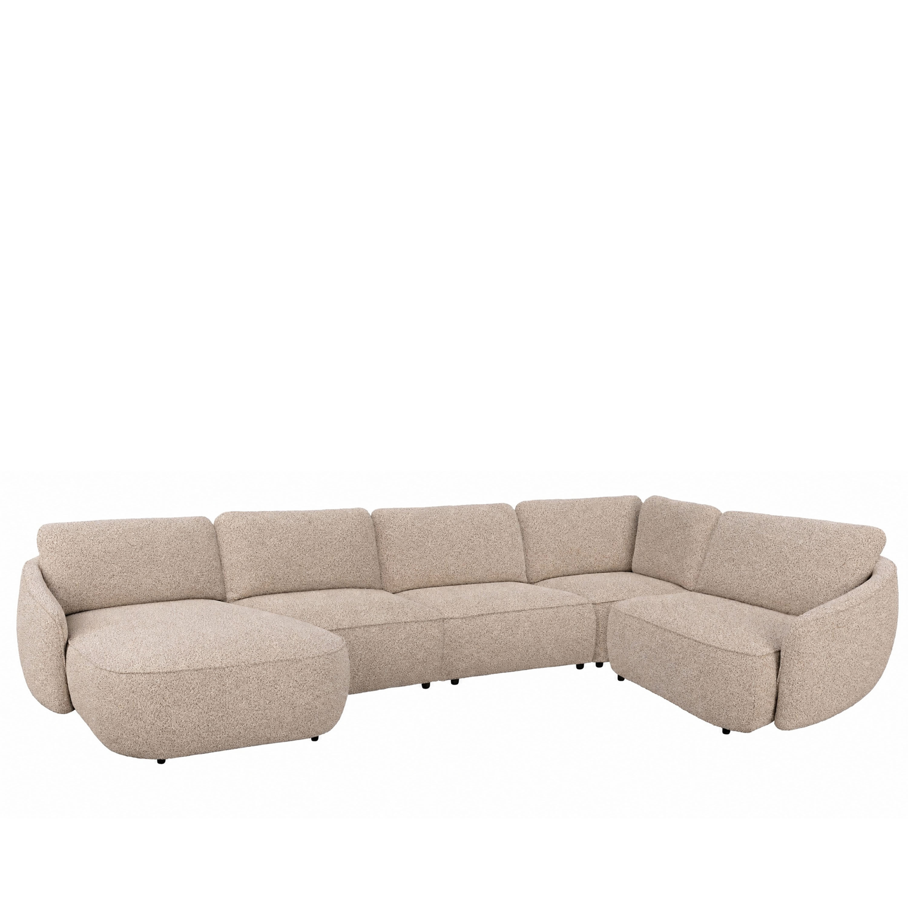Norris Hörnsoffa 2+4-sits Vänster Ljusbeige
