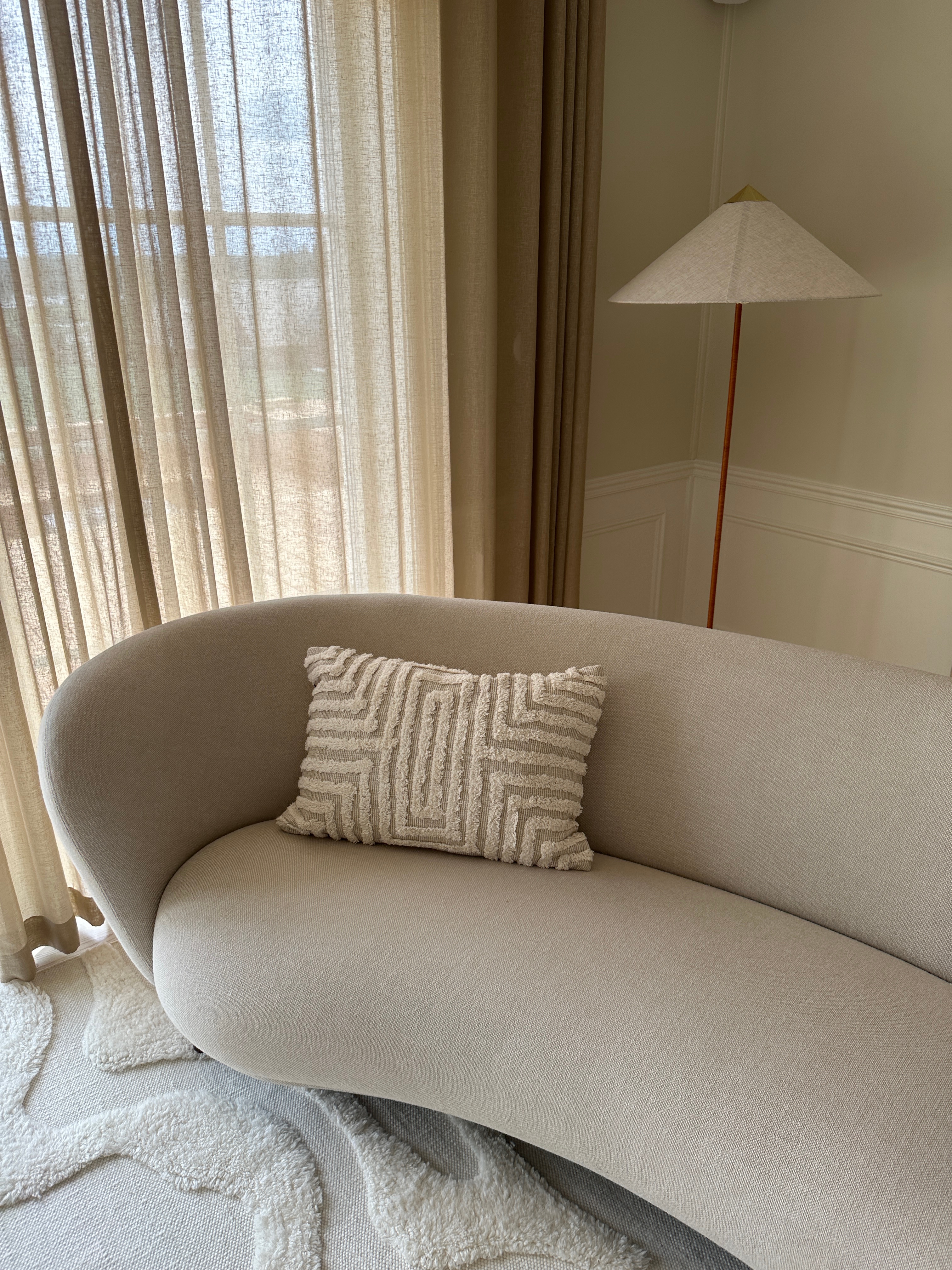 Tinted Telin Koristetyyny Offwhite 40x60