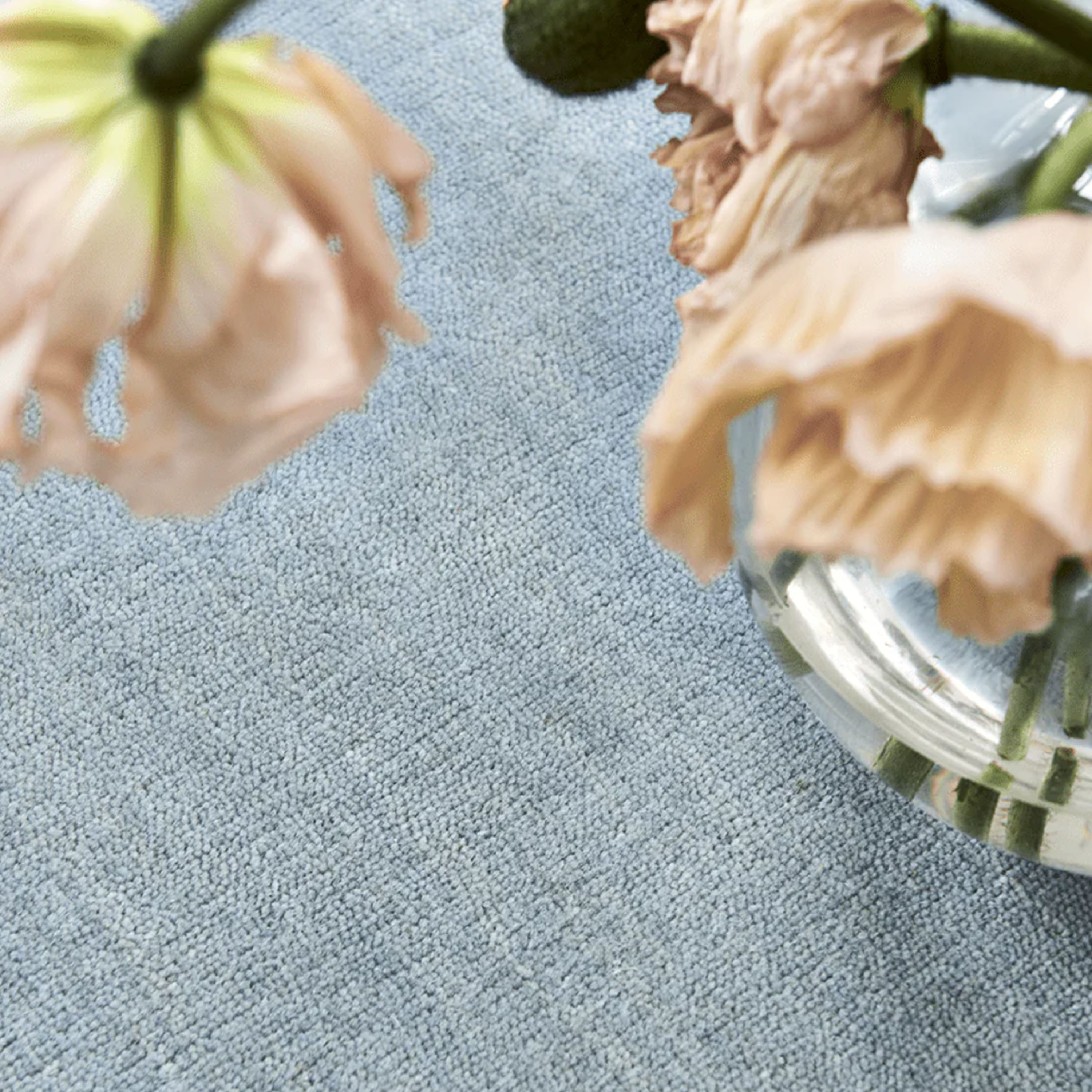 Classic Collection Solid Wollteppich Blau 300x400