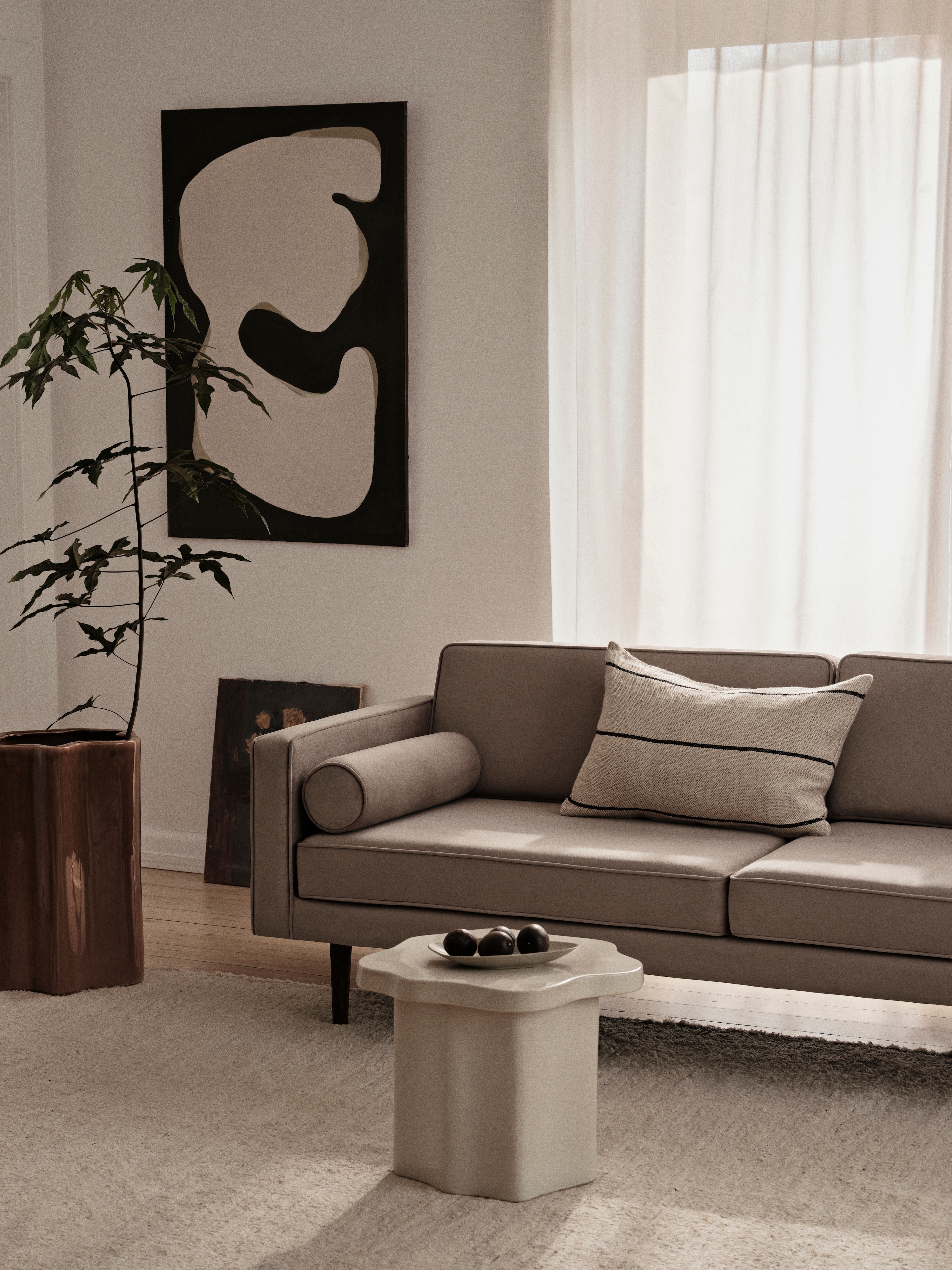 Broste Copenhagen Sonja Sidobord Off White 46cm