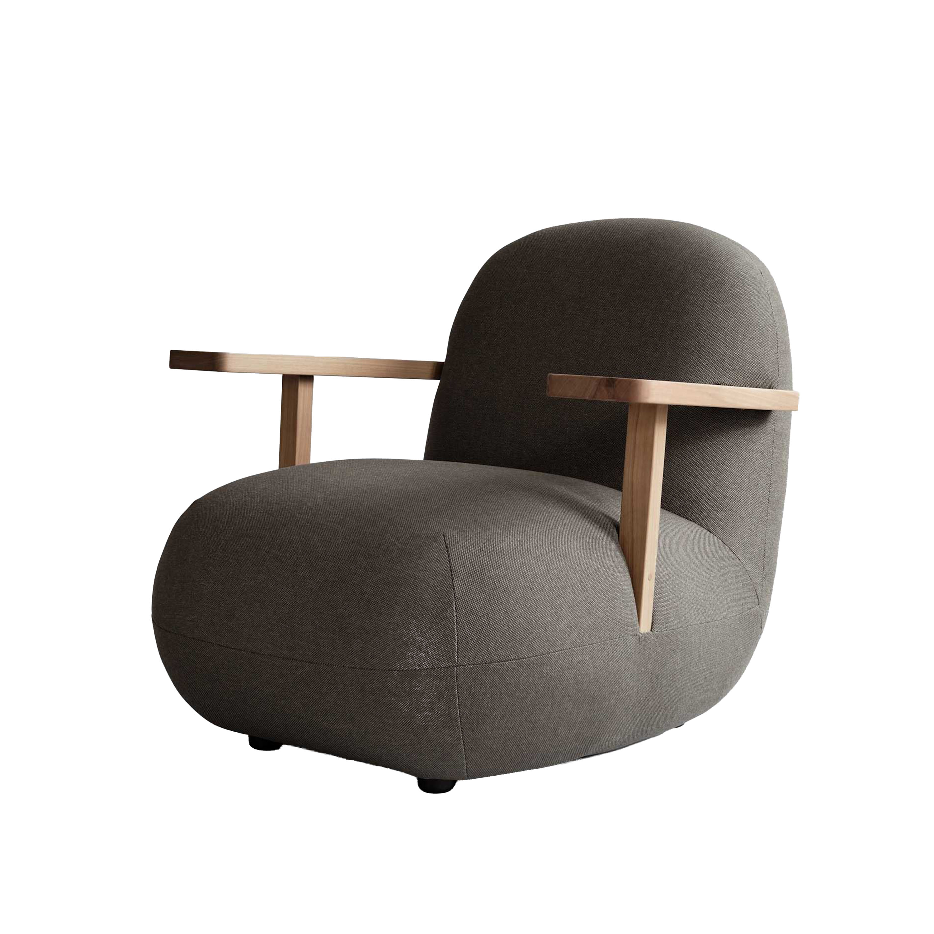Toe Loungefotölj Teak/Stone Gray