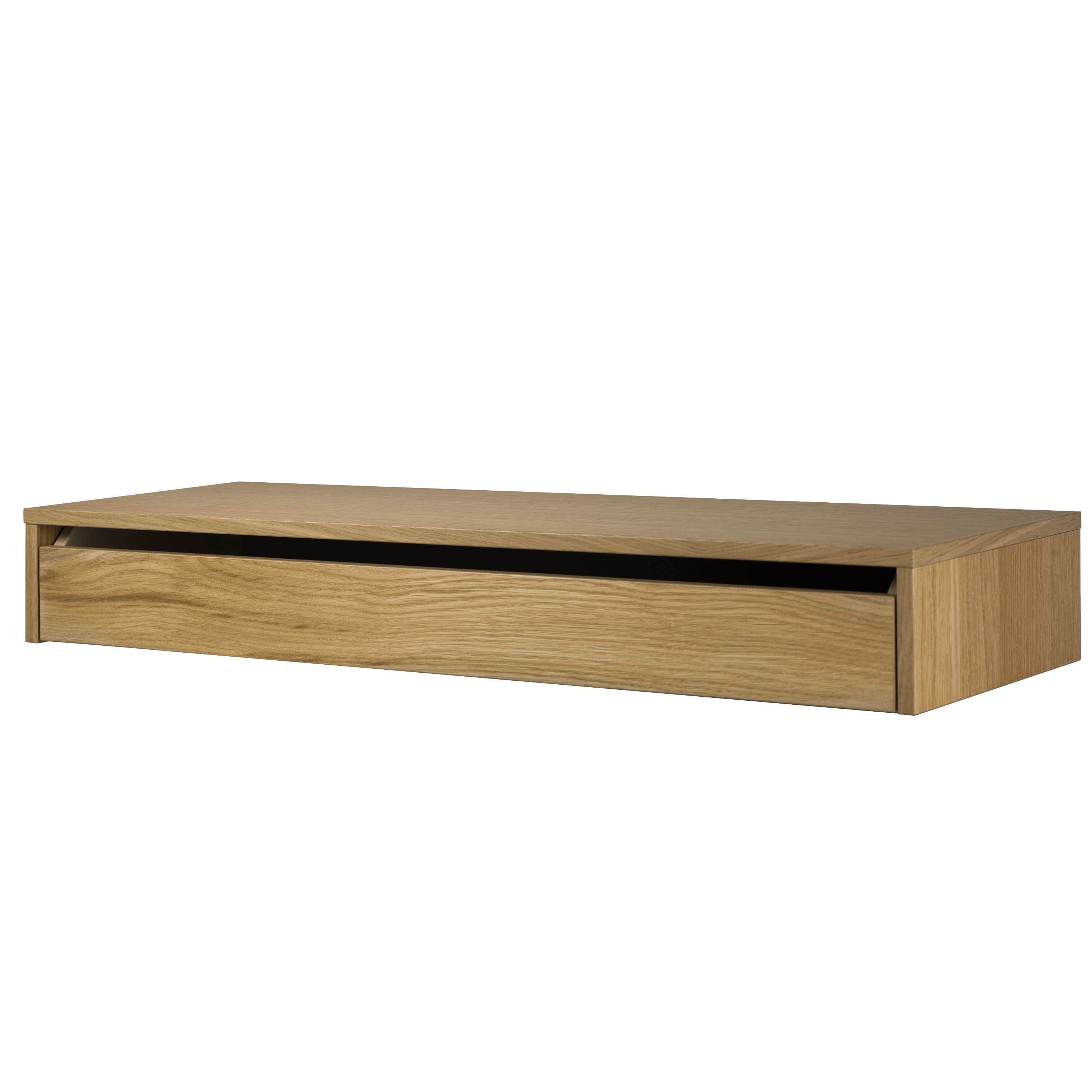 Pythagoras Vägghylla Natural Oak 27x80cm