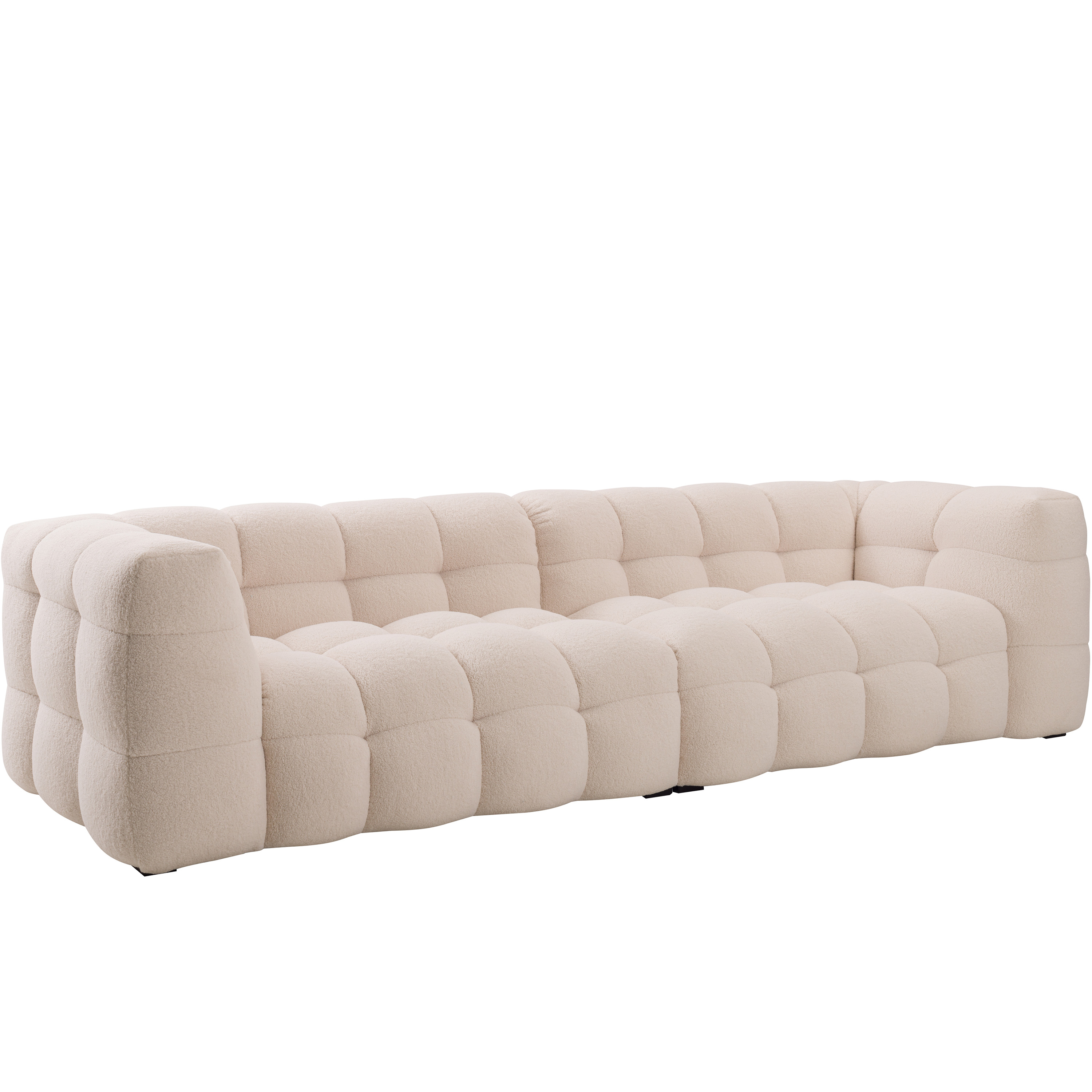 Sleepo Collection Billie 4-sits Soffa Creme Teddy