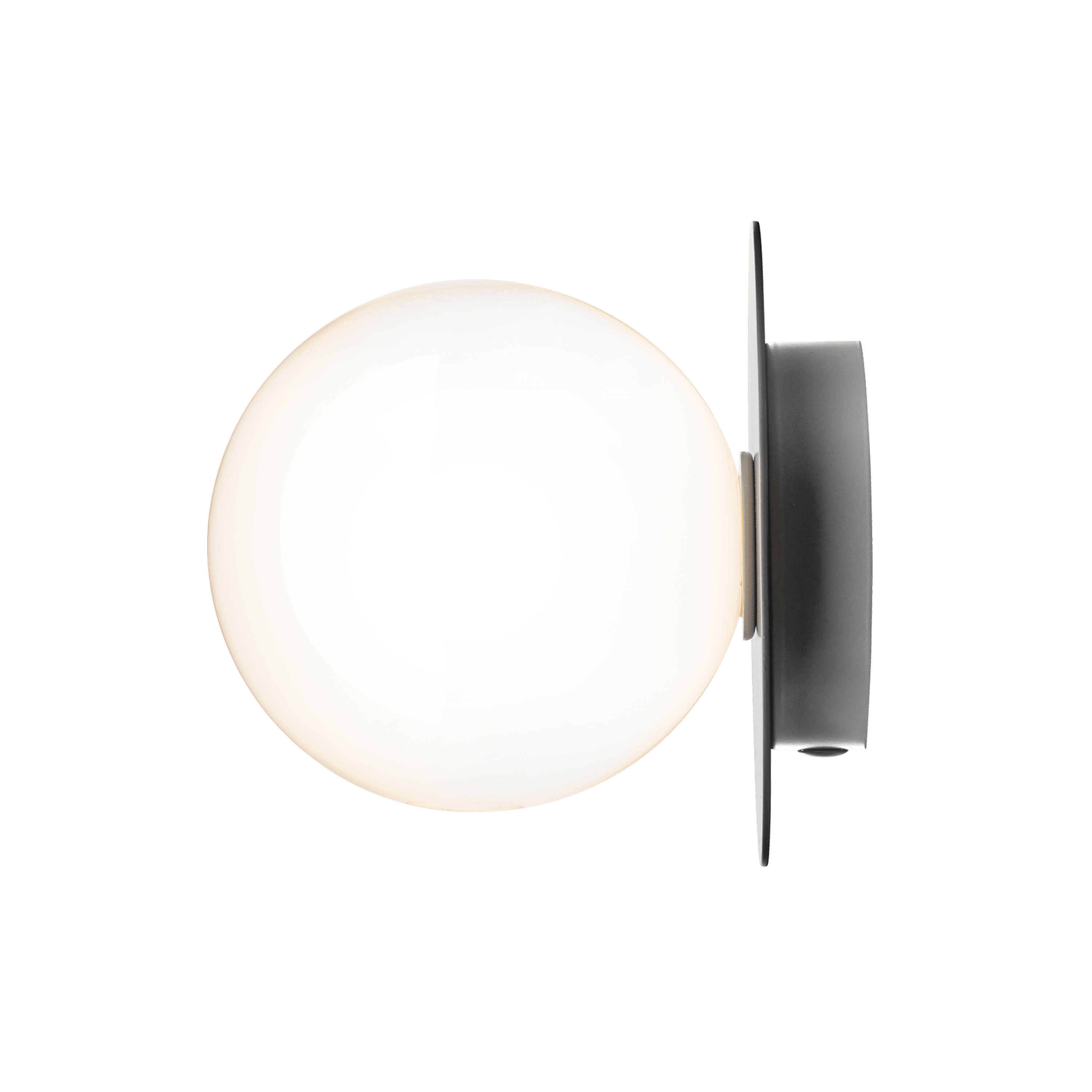 Nuura Liila 1 Vägg-/taklampa Light Silver/Opal Medium