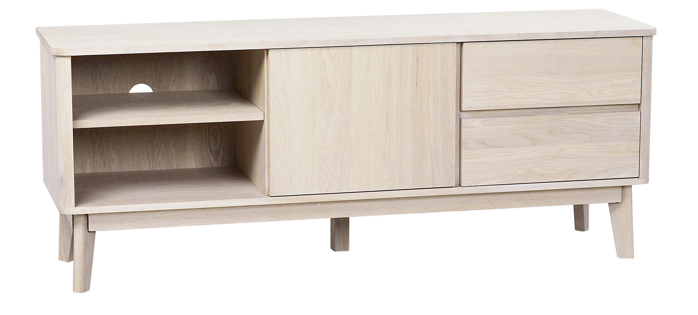 Rowico Home Yumi TV-Schrank Weiß pigmentiert 152cm