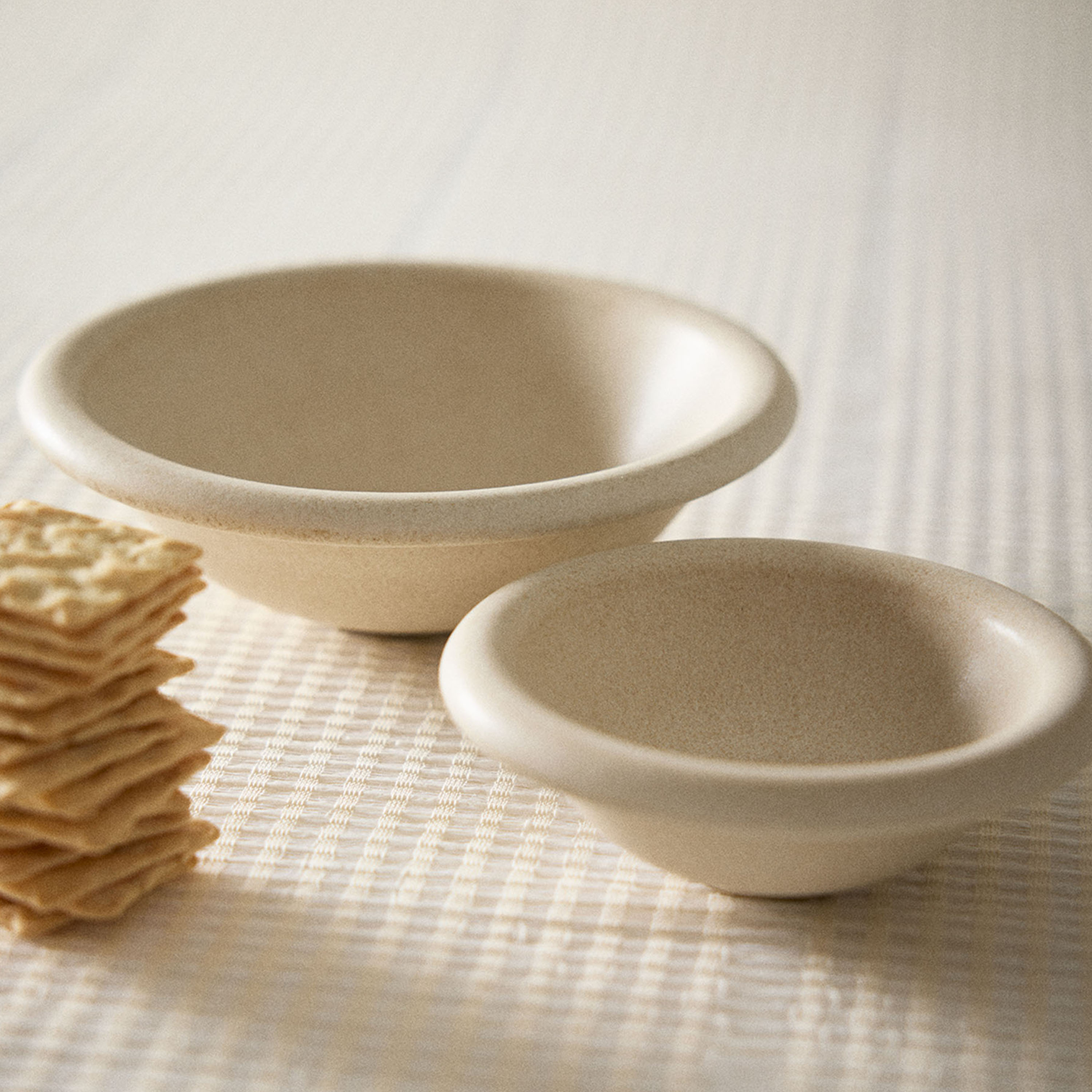 Tell me more Elba Skål Sand Beige Xsmall 2-pakning