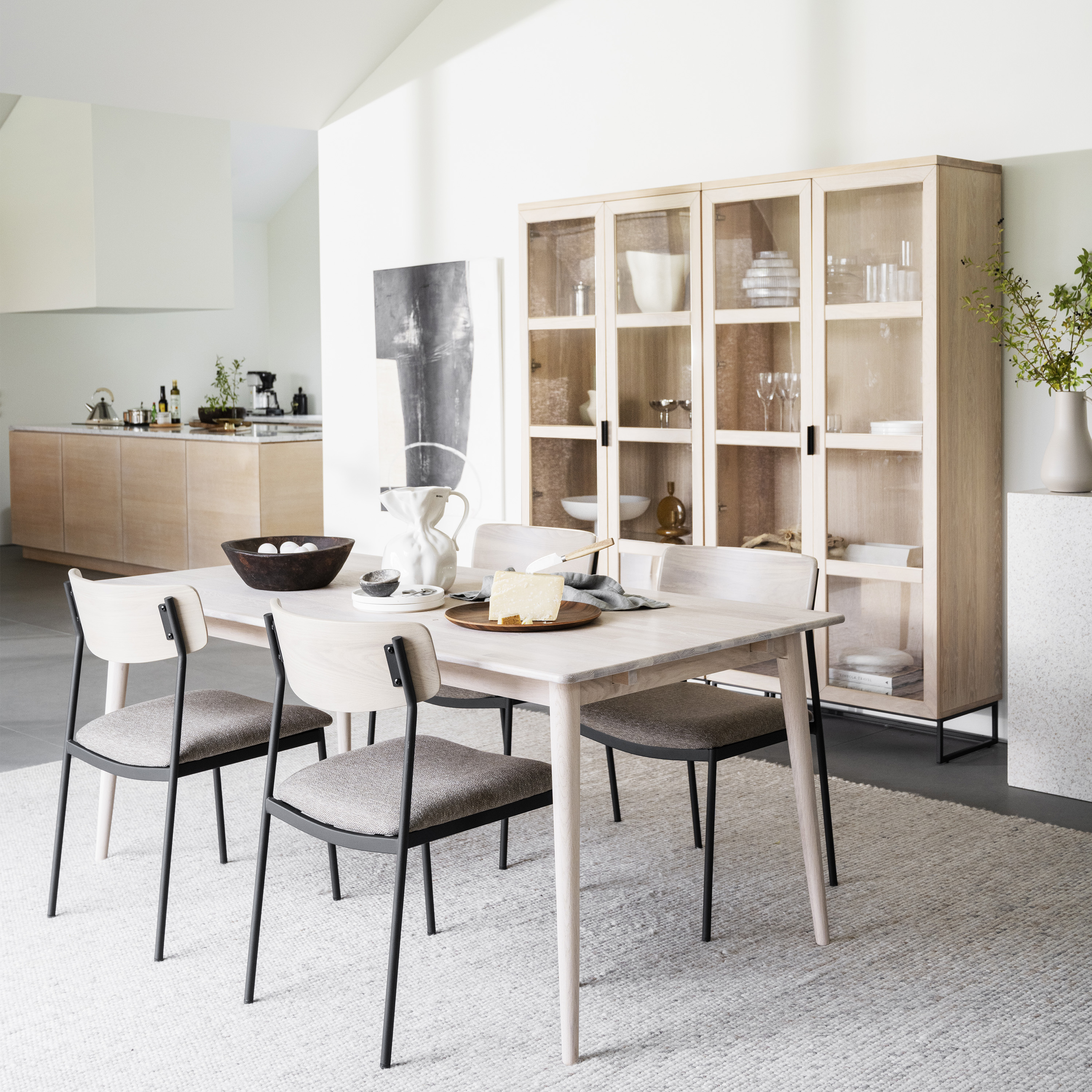 Rowico Home Tyler Esstisch Weiß pigmentiert 180cm