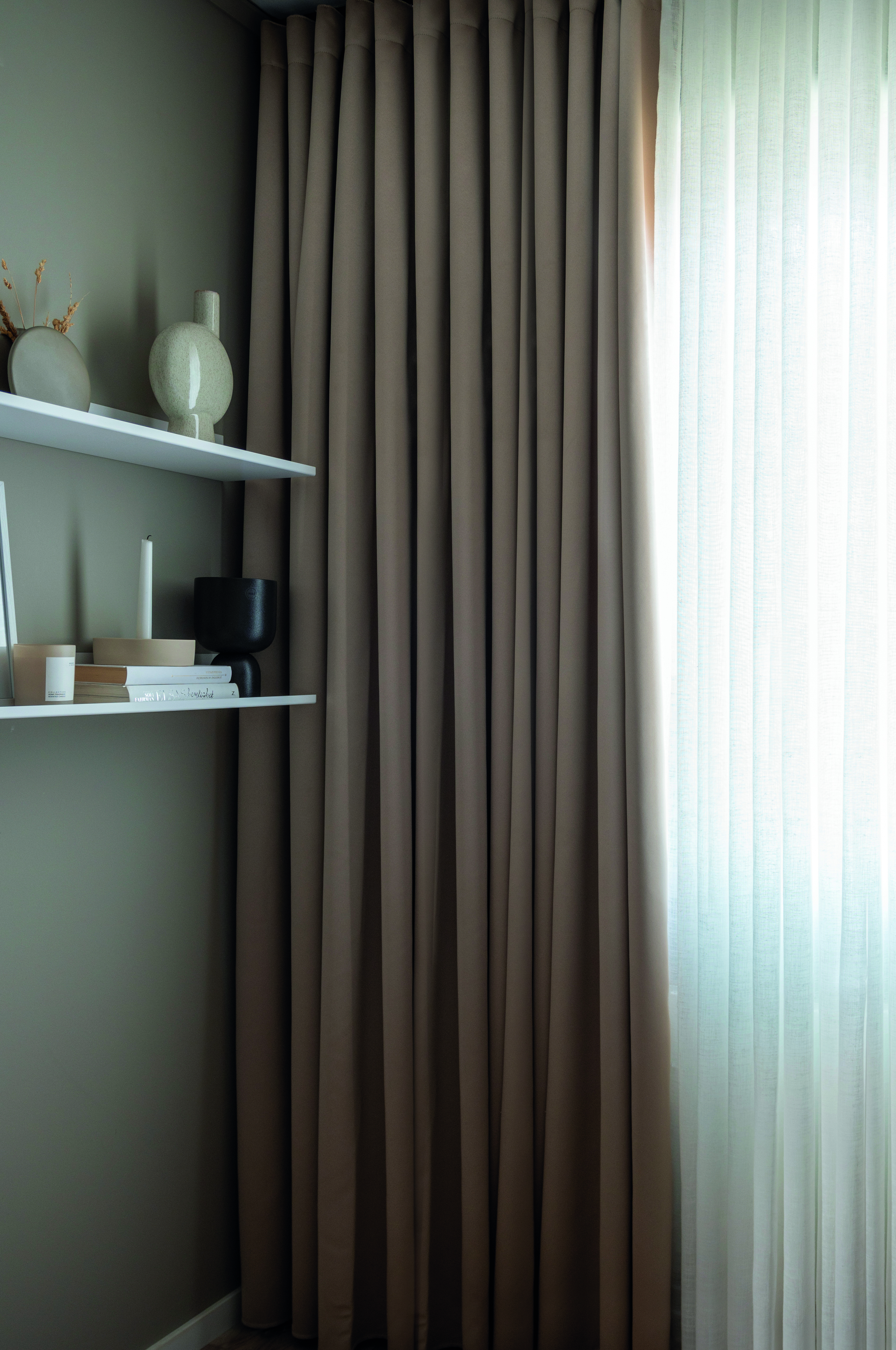 Hasta Home - Stilla Mørkleggingsgardin Beige 268x280 - Gardinlengder