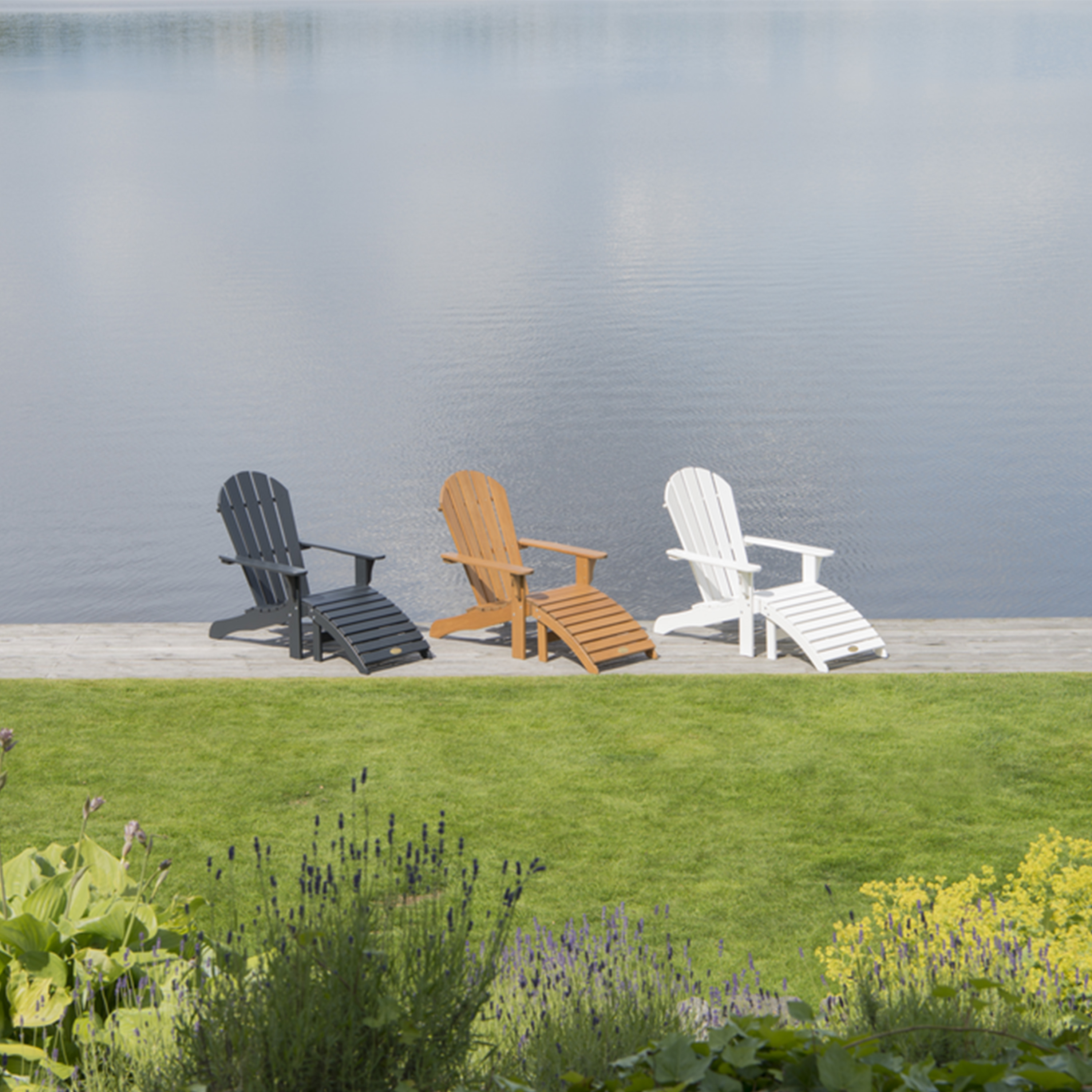 Hillerstorp Tennessee Däckstol Vit