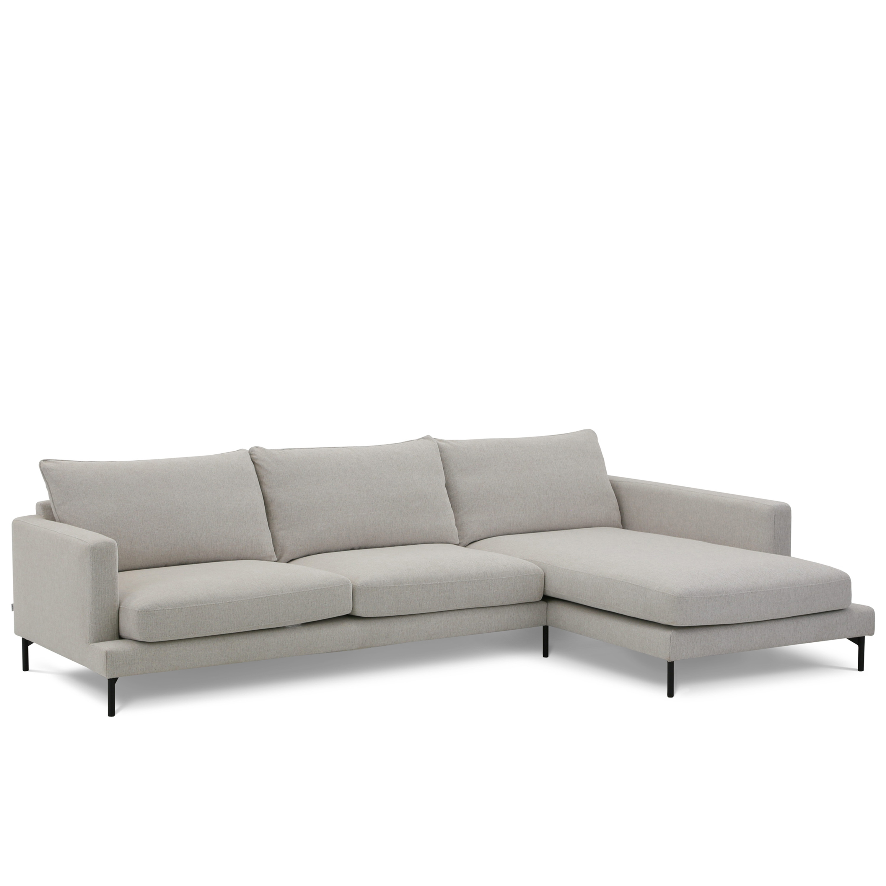 Olivia 4-Sitzer Chaiselongue Sofa Rechts Natur 297cm