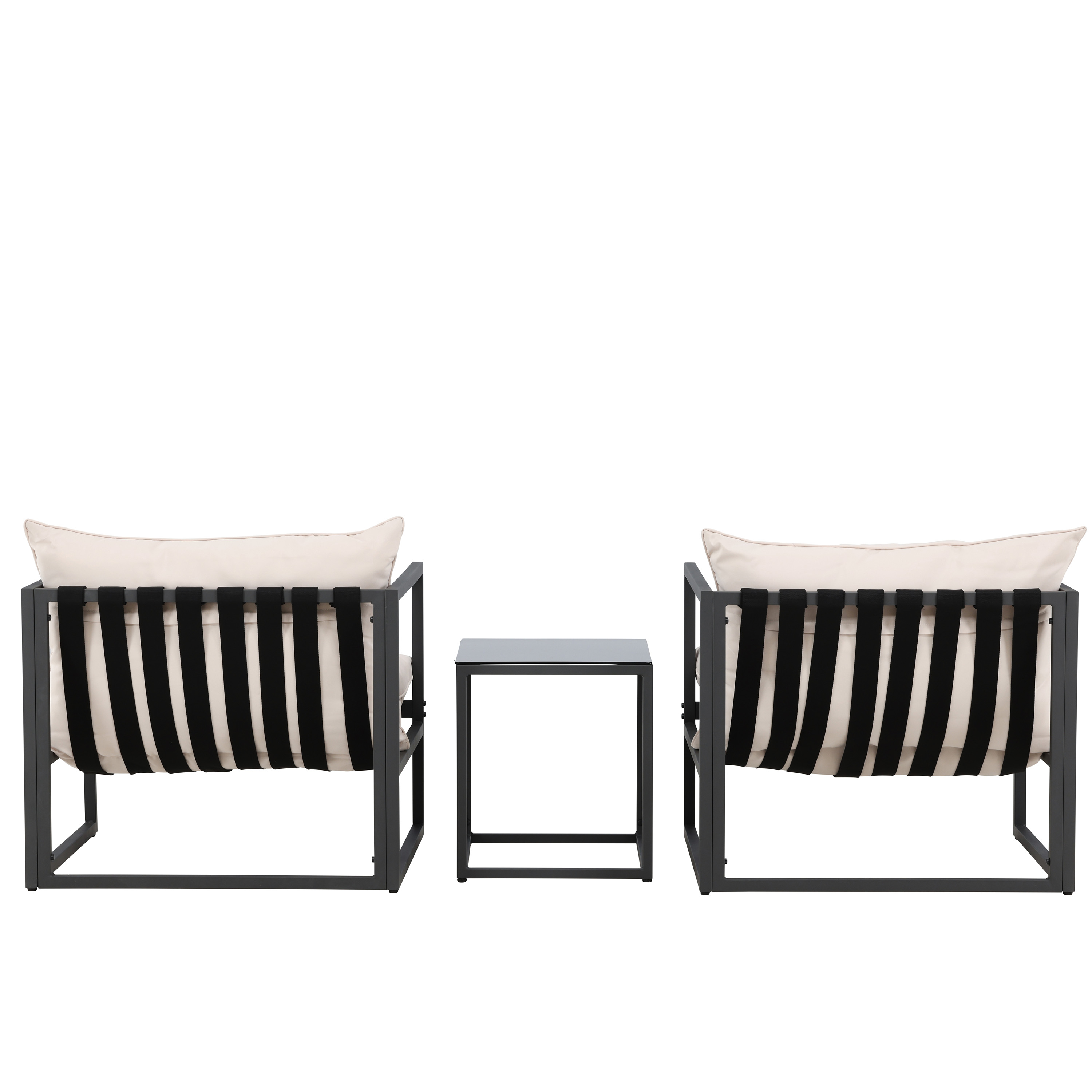 Venture Home Messina Loungeset Black/Beige