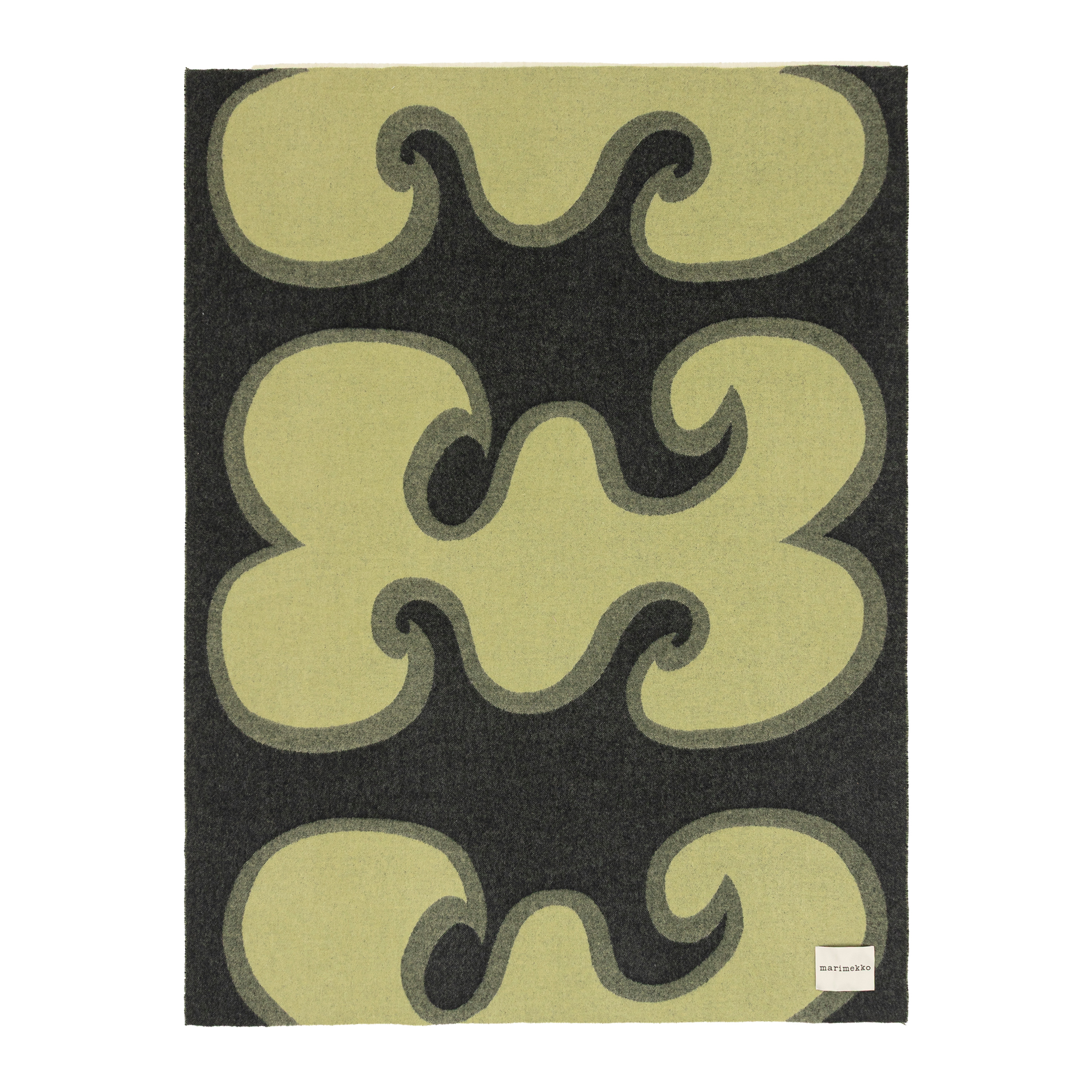 Marimekko Jokeri Teppe Mørkegrønn/Pære 130x170