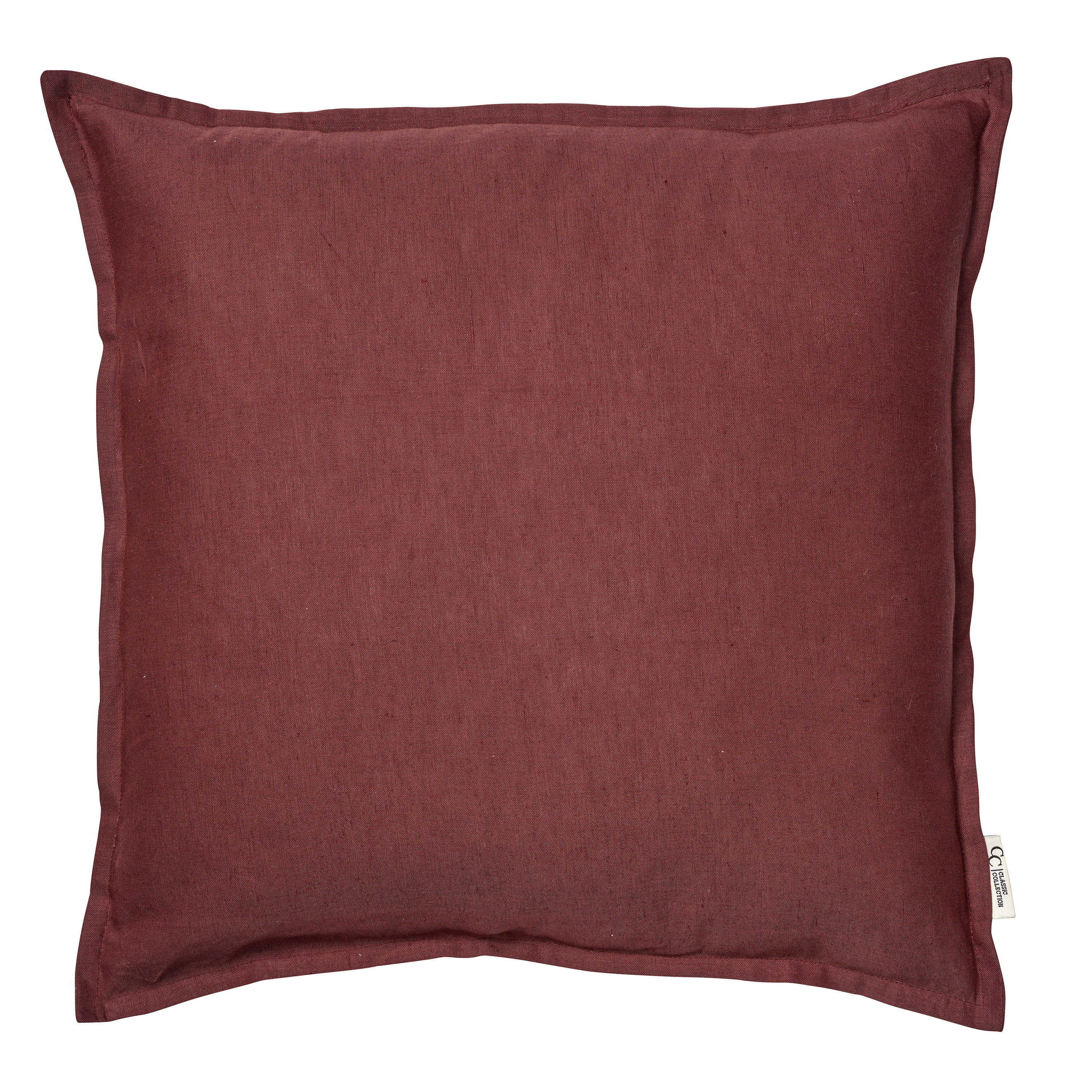 Classic Linen Kuddfodral Burgundy 50x50