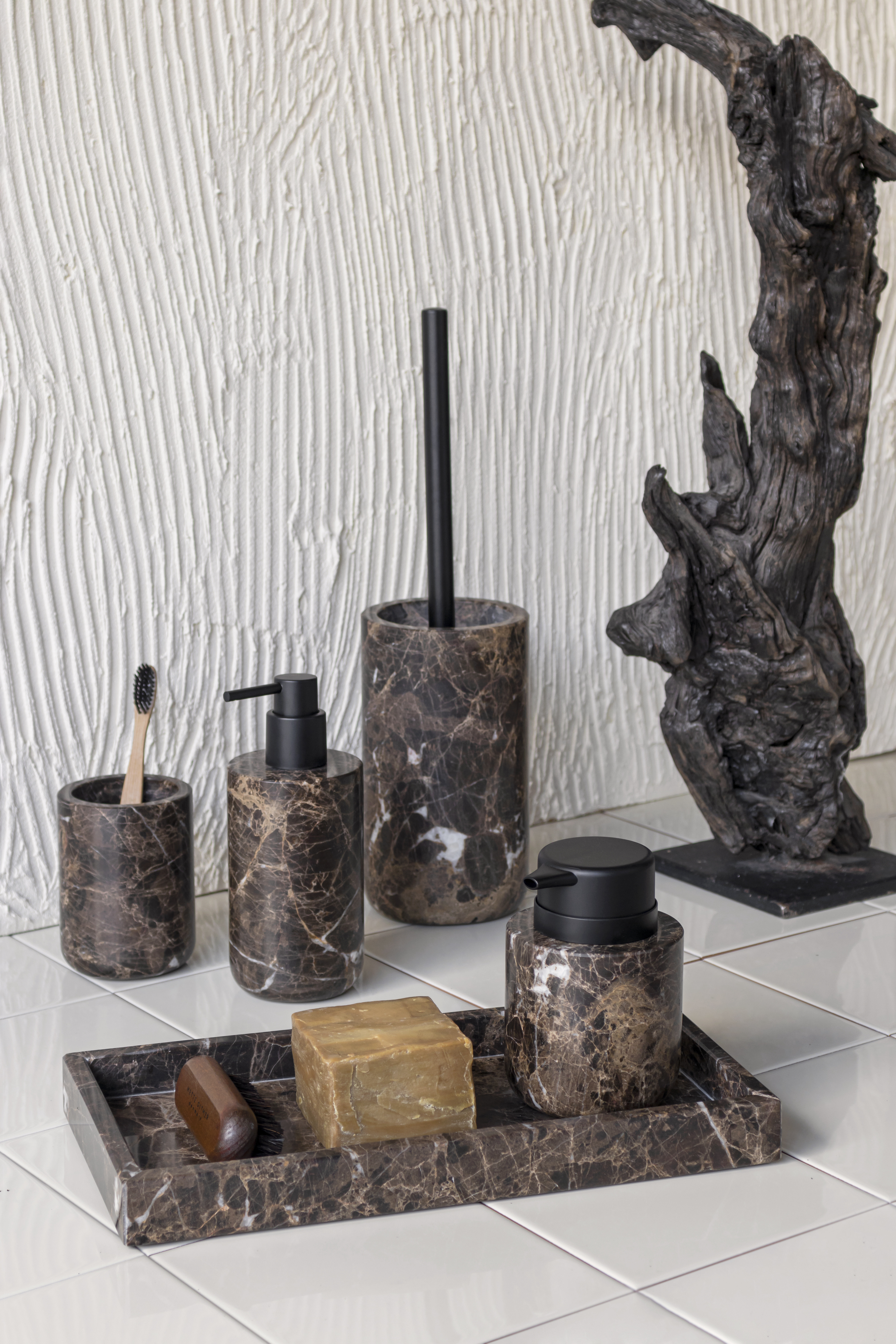 Mette Ditmer Marble Toilettenbürste Braun